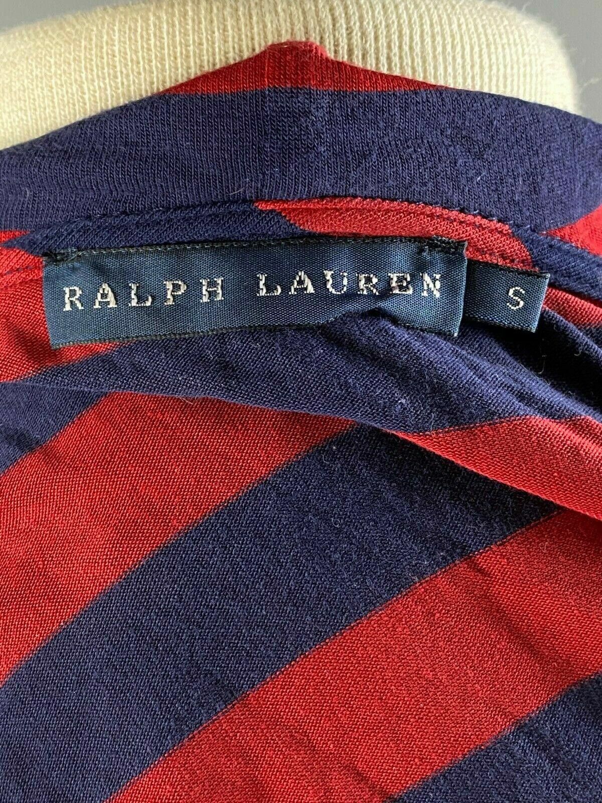 Polo Ralph Lauren Ralph Lauren Blue Red Stripe Long Sleeve V-Neck Dress Size S Size S / US 4 / IT 40 - 10 Thumbnail