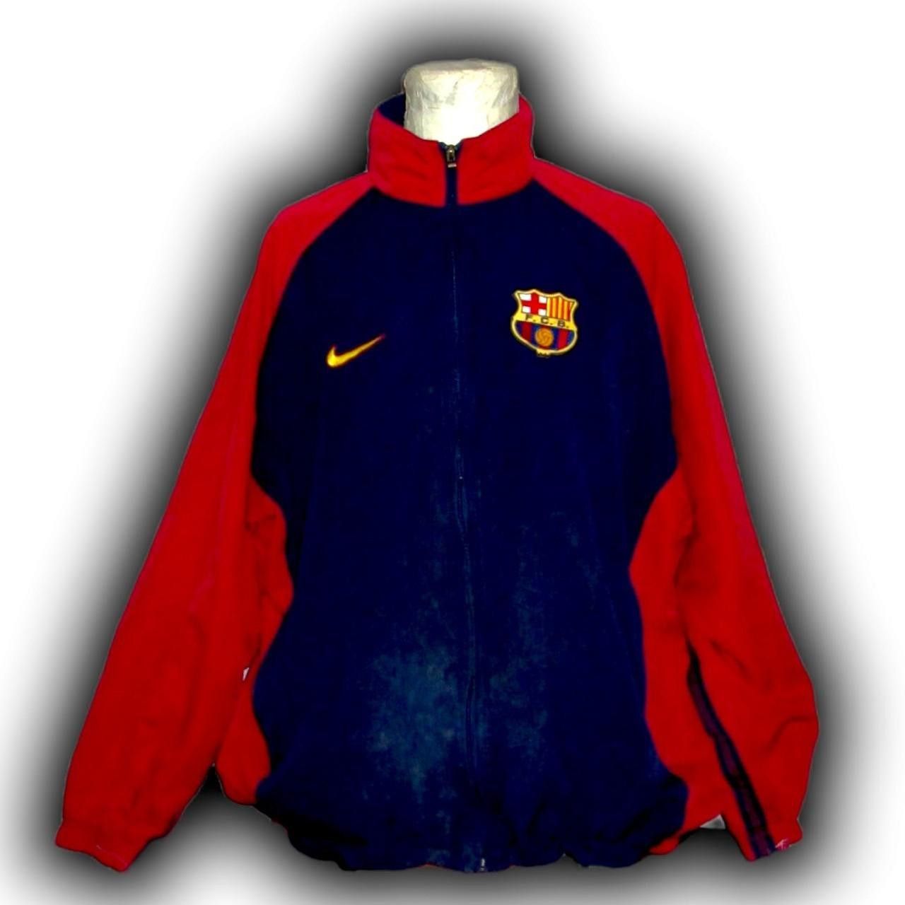 Nike Fc Barcelona Spain 1998 1999 2000 Away Third Jacket Jersey Size US L / EU 52-54 / 3 - 1 Thumbnail