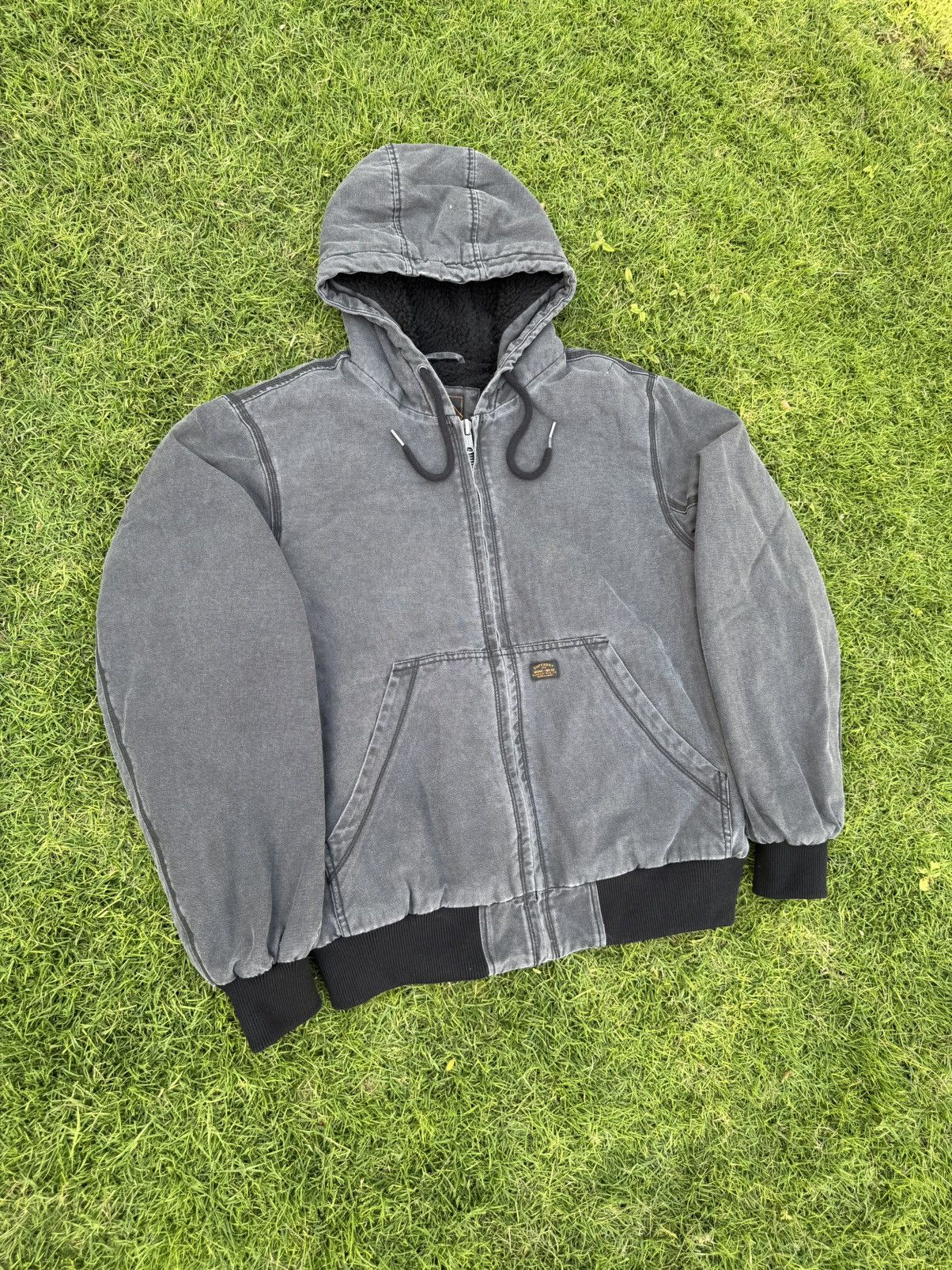 Superdry Superdry Vintage Workwear Hooded Bomber jacket Size US L / EU 52-54 / 3 - 3 Thumbnail