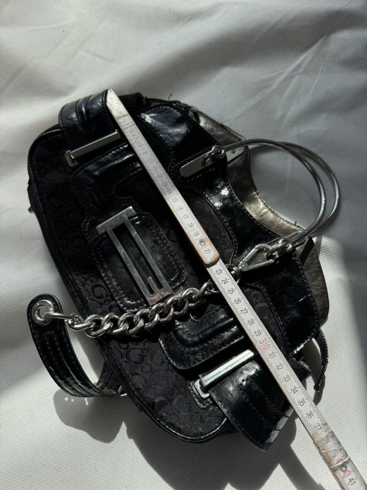 Guess Guess vintage buckle logo bag baguette mini 00s Y2k Handbag Size ONE SIZE - 20 Thumbnail