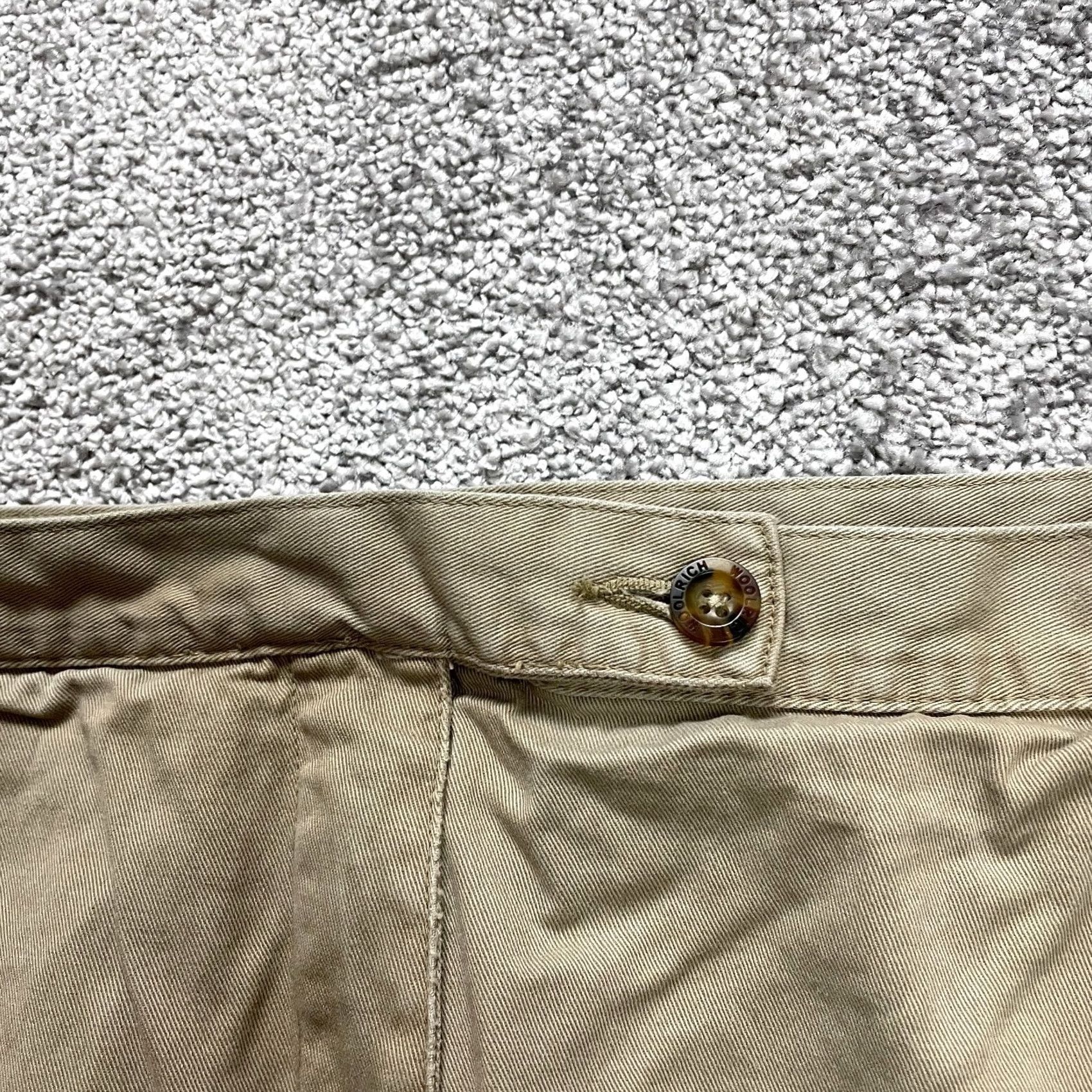 Vintage Woolrich John Rich and Bros Chino Shorts Womens 18 Brown Beige Cotton Casual 8" Vintage N/A Size 25" / US 0 / IT 36 - 7 Thumbnail