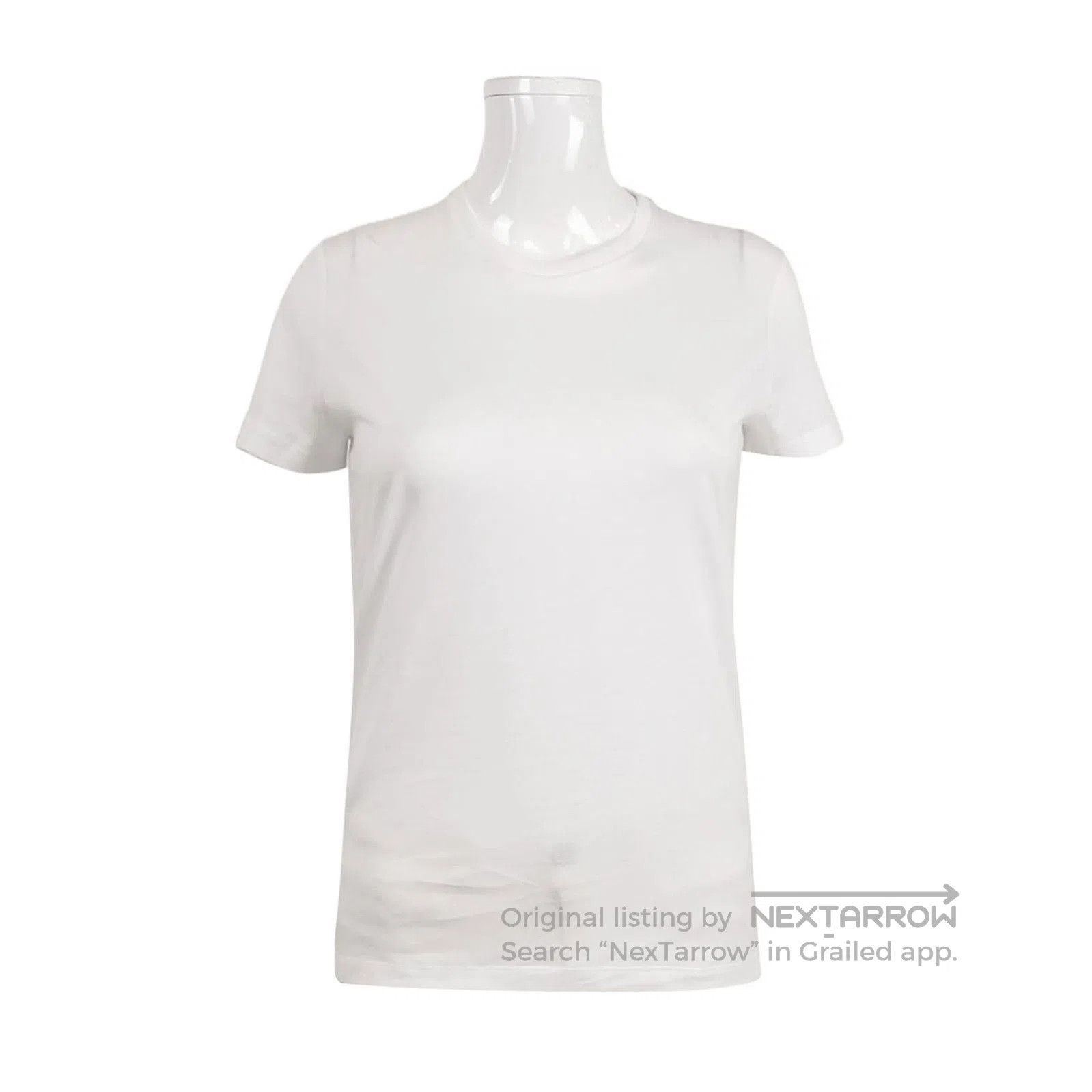 Prada Prada Classic Cotton Round Neck T. Size S / US 4 / IT 40 - 1 Thumbnail