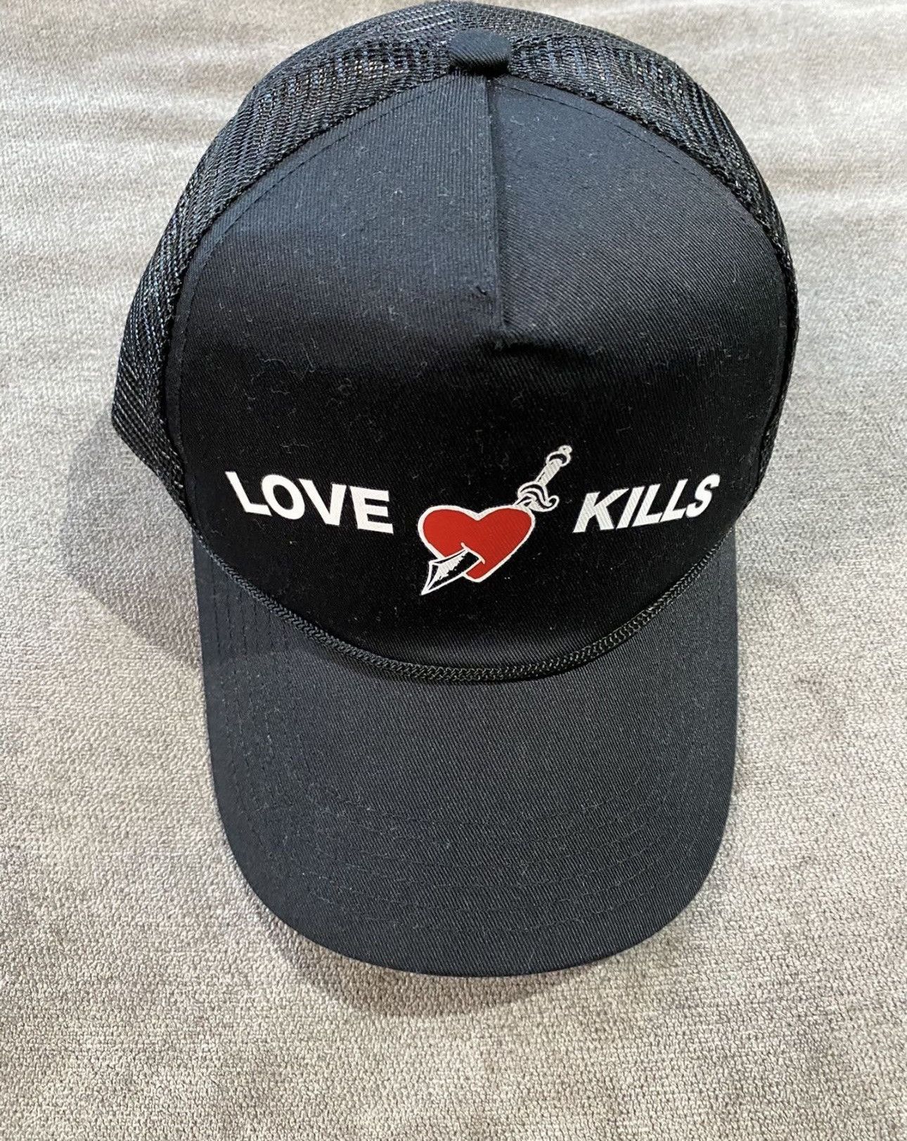 Other Unisex “Love Kills” Trucker Hat Size ONE SIZE - 1 Thumbnail