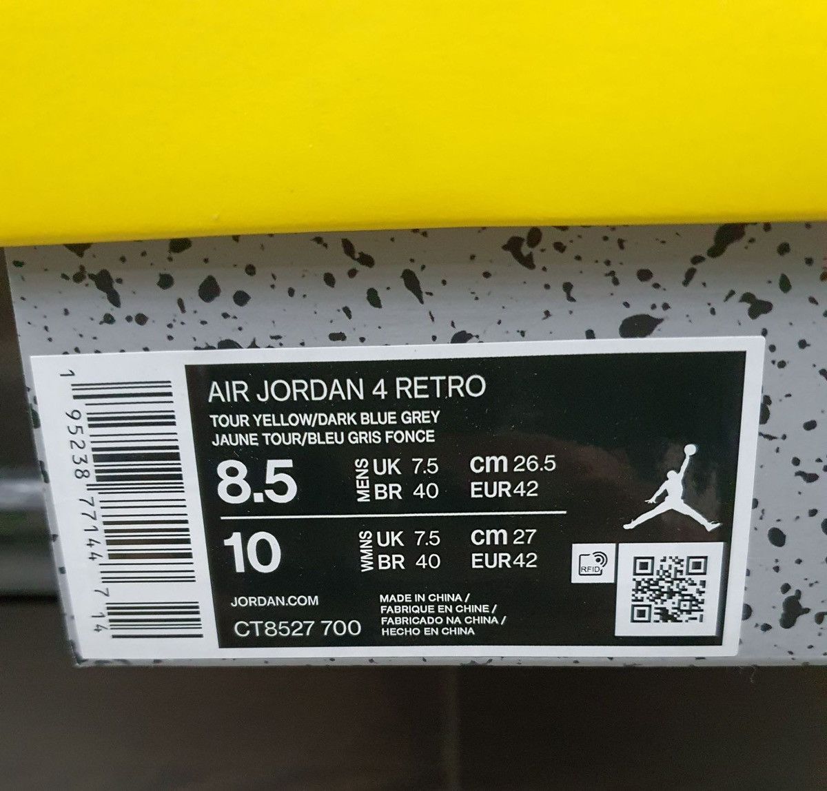Jordan Brand Air Jordan 4 ‘Lighting’ Size US 11 / EU 44 - 5 Thumbnail