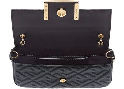 Fendi o1s1wg110426 Size:OS/Baguette Phone Pouch in Black Size ONE SIZE - 3 Thumbnail