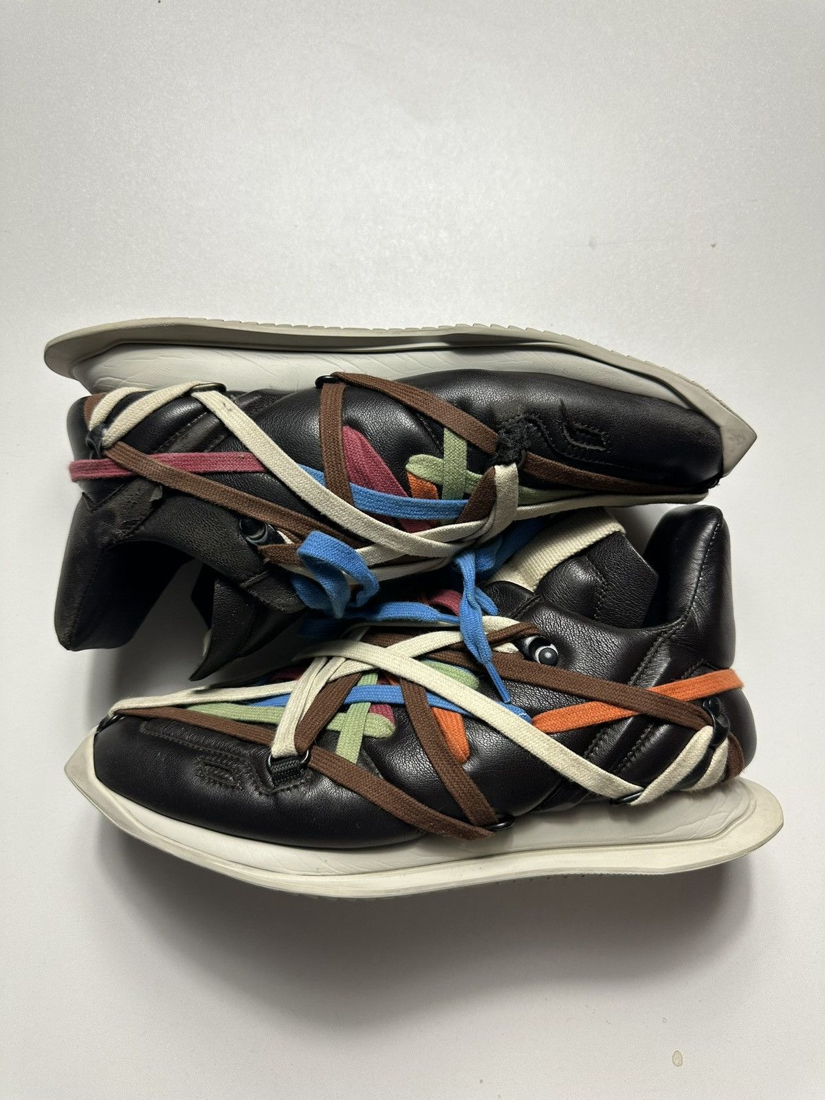 Rick Owens SS20 Rick Owens Tectual Maximal Megalace Runner Size US 7 / IT 37 - 2 Thumbnail