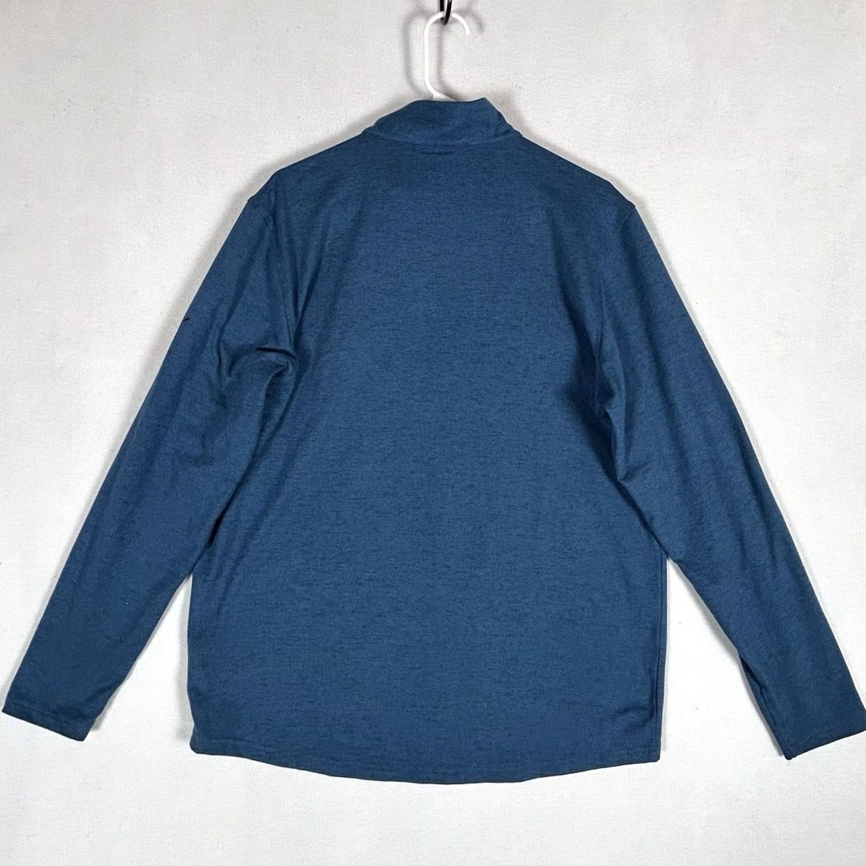 Puma Puma Mens 1/4 Zip Pullover Sweatshirt Blue Long Sleeve Shirt Gym Run Size M Size US M / EU 48-50 / 2 - 6 Thumbnail