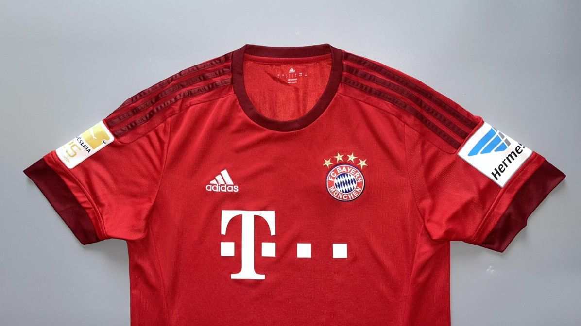 Adidas × Vintage BAYERN ADIDAS 2015/2016 FOOTBALL HOME JERSEY #10 ROBBEN Size US L / EU 52-54 / 3 - 3 Thumbnail