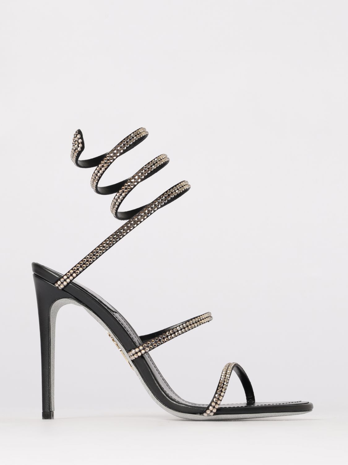 Rene Caovilla Rene Caovilla Heeled Sandal Woman Black Size US 10 / IT 40 - 1 Thumbnail