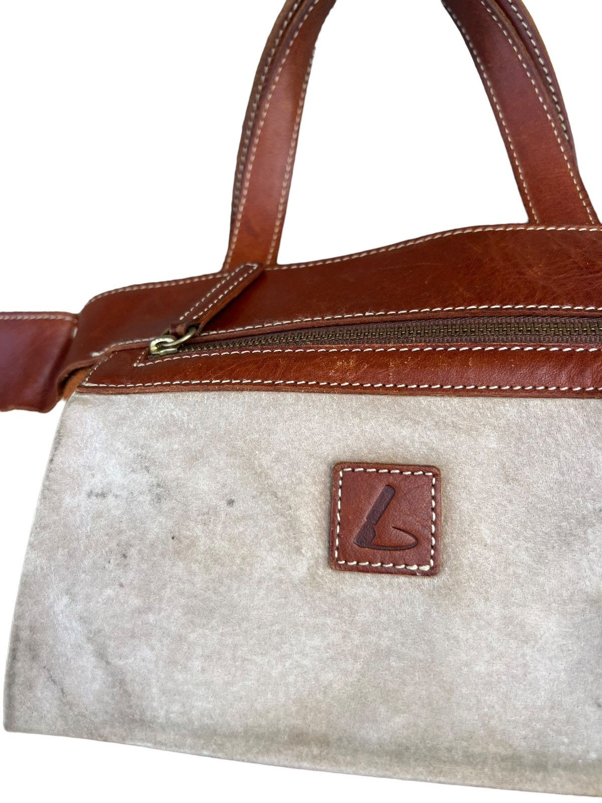 Leather Vintage Tsuchiya Kaban Patina Leather Mini Bag Size ONE SIZE - 22 Thumbnail