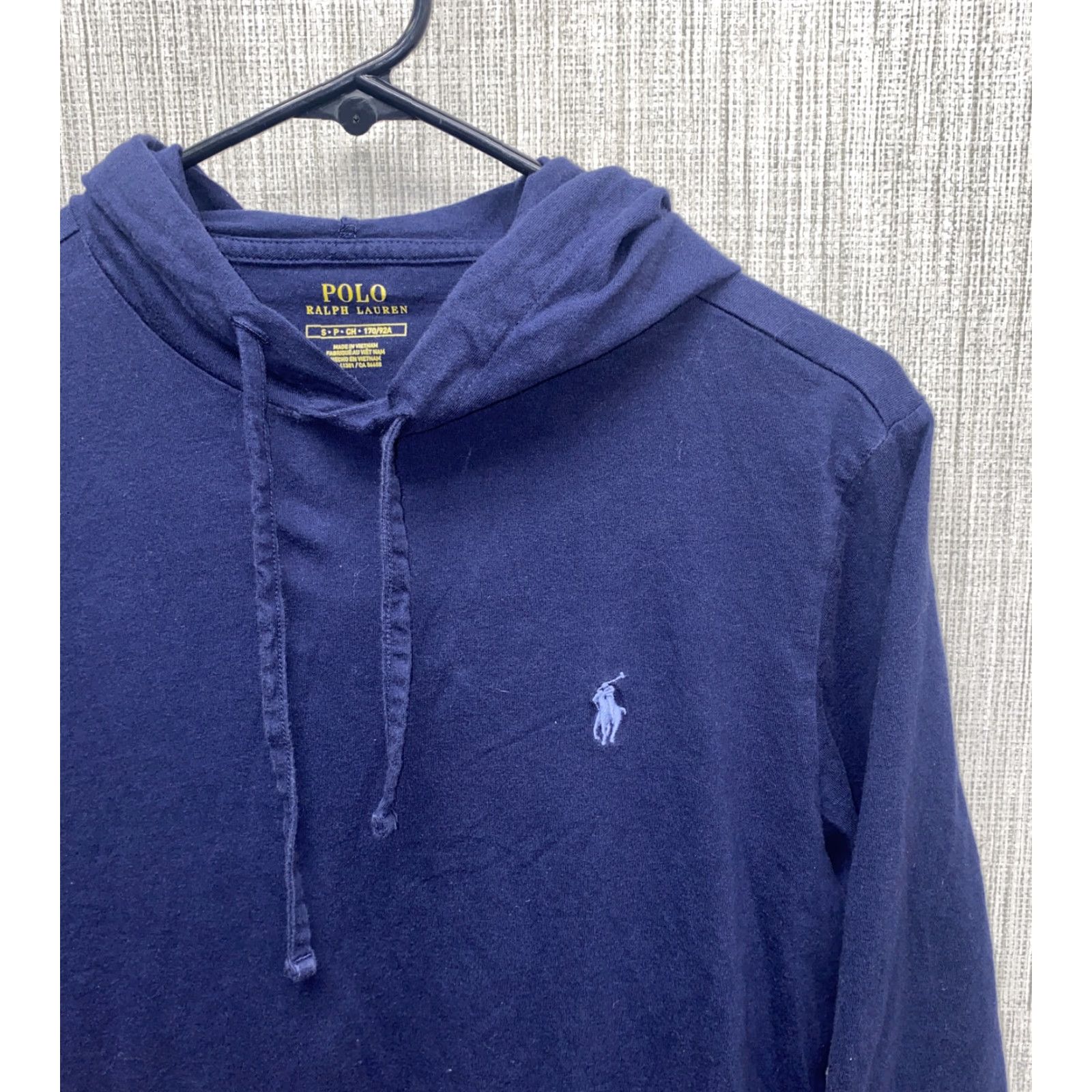 Polo Ralph Lauren Polo Ralph Lauren Hoodie Men Pullover Drawstring Size S Blue Cotton Regular Dimensional 90s? Size US S / EU 44-46 / 1 - 2 Thumbnail
