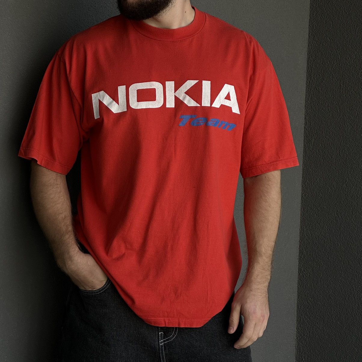 Vintage Vintage Japanese Style T-shirts Nokia Team Big Logo Y2K 00s Size US L / EU 52-54 / 3 - 1 Thumbnail