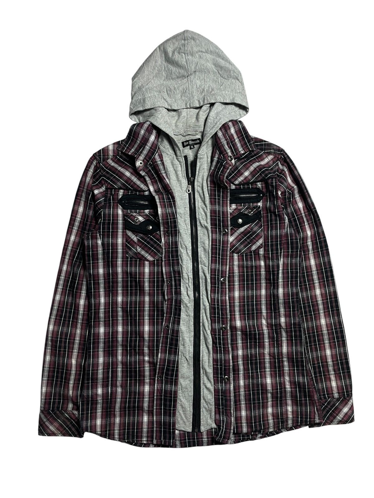 14th Addiction 2000’s Bulr Mountain - Double Layers Bikers Style Jacket Size US XL / EU 56 / 4 - 1 Thumbnail
