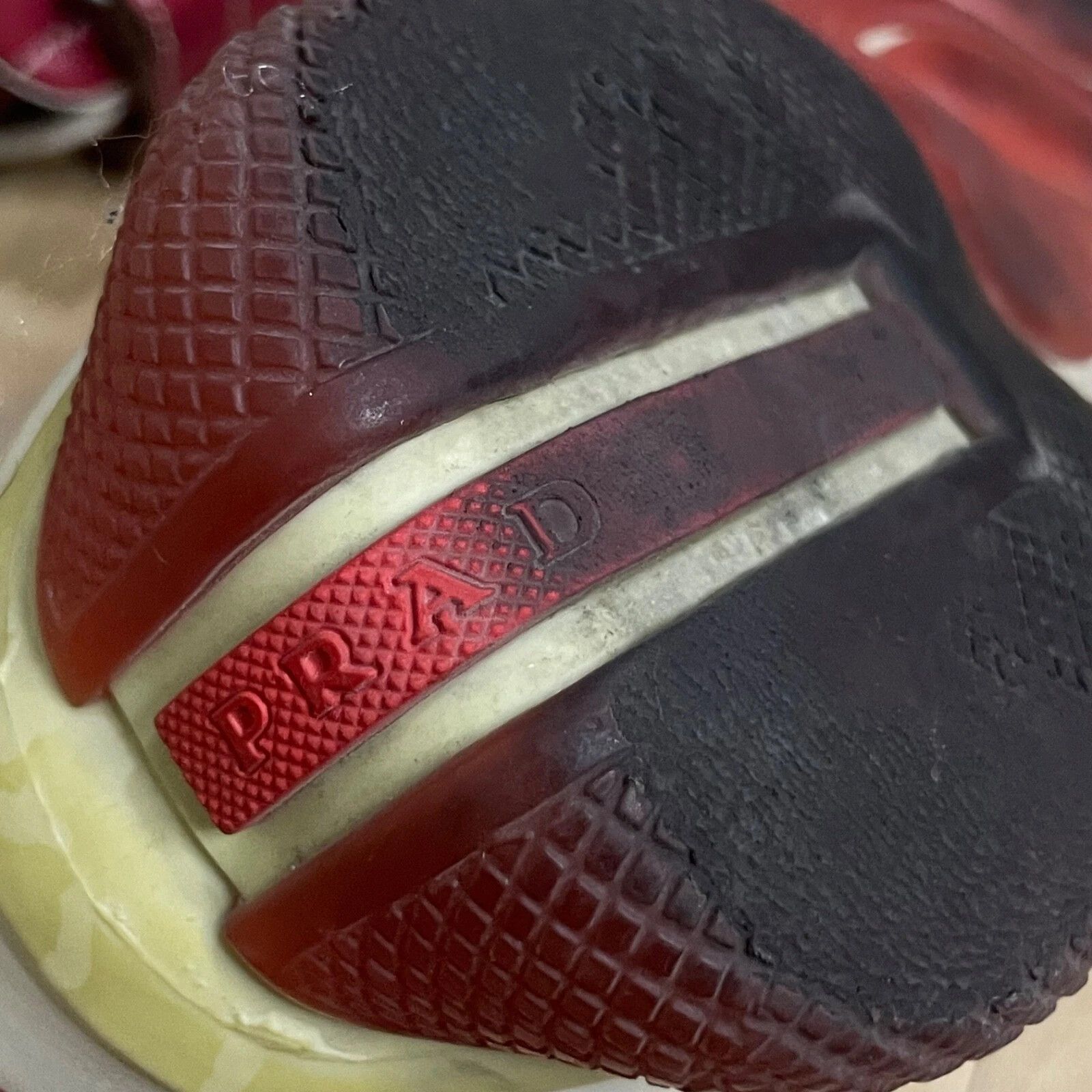 Prada PRADA Linea Rossa Shoes Leather Sneakers Low Top made italy Size US 10 / EU 43 - 13 Thumbnail