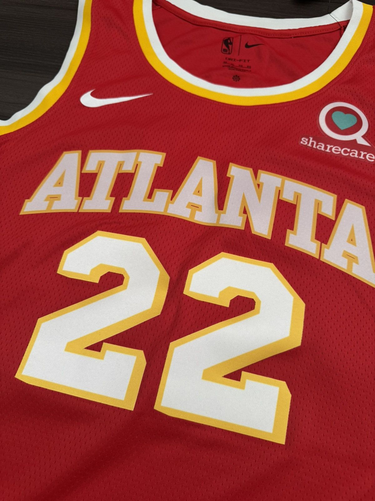 Nike Atlanta Hawks #22 NBA Swingman Icon Edition Dri-Fit Jersey Size US XL / EU 56 / 4 - 3 Thumbnail