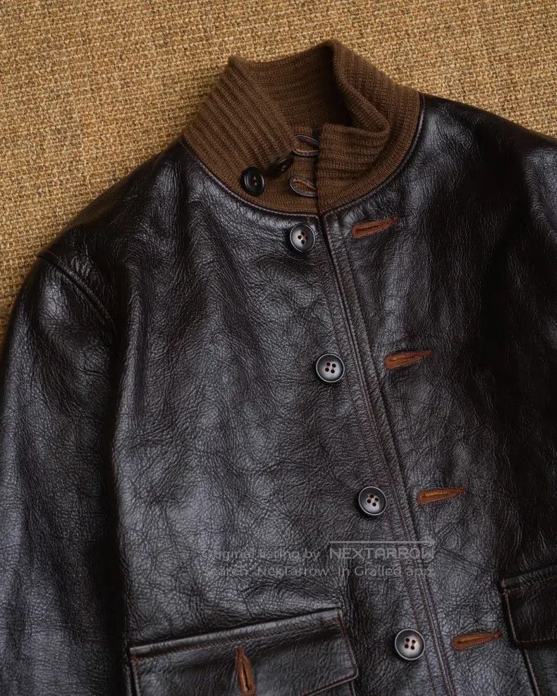 The Real McCoy's The Real McCoys Horseskin leather clothing Size US XXS / EU 40 - 2 Thumbnail