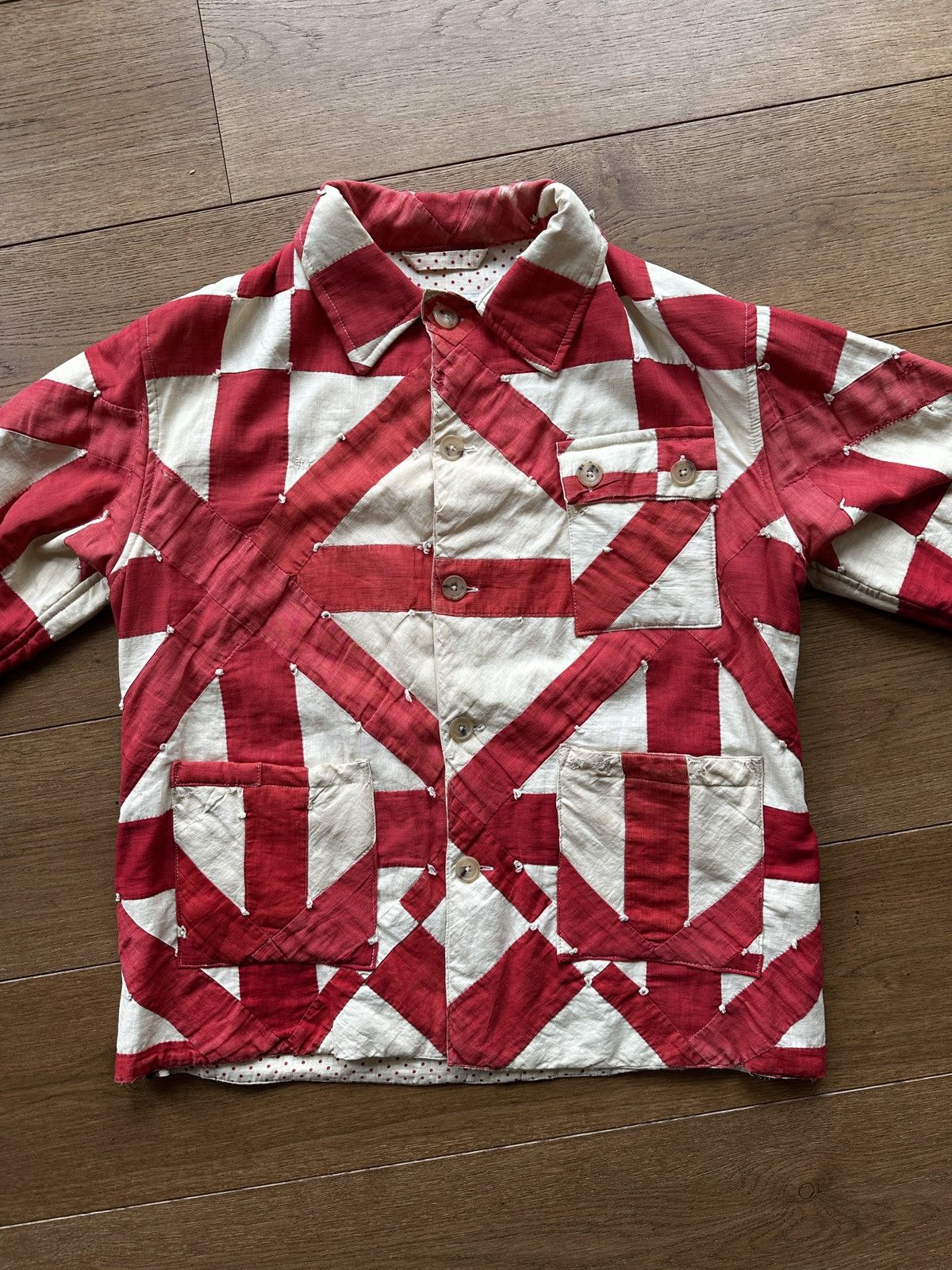 Bode Vintage Quilt Jacket