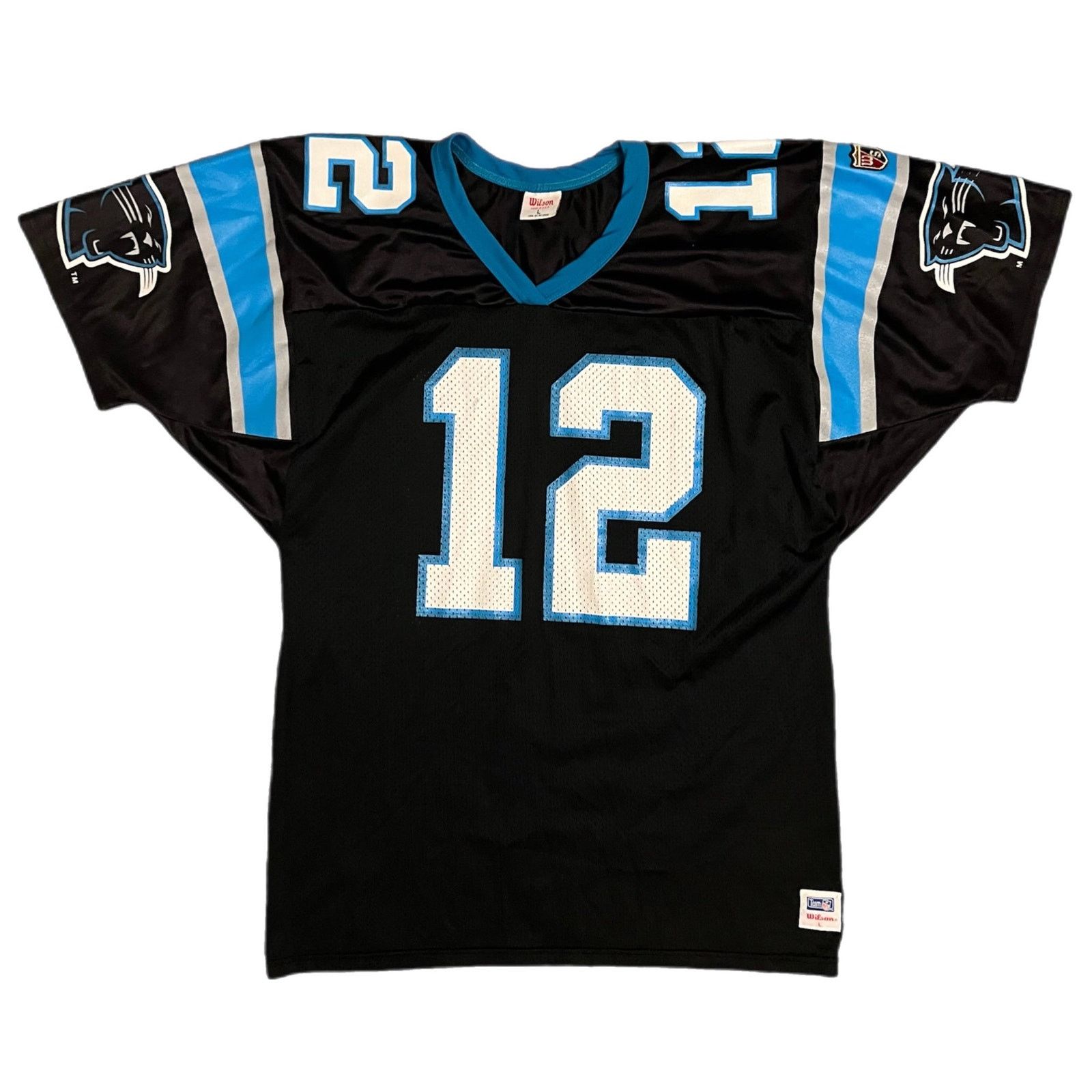 Wilson Vintage Kerry Collins Carolina Panthers Wilson Jersey - L Size US L / EU 52-54 / 3 - 1 Thumbnail