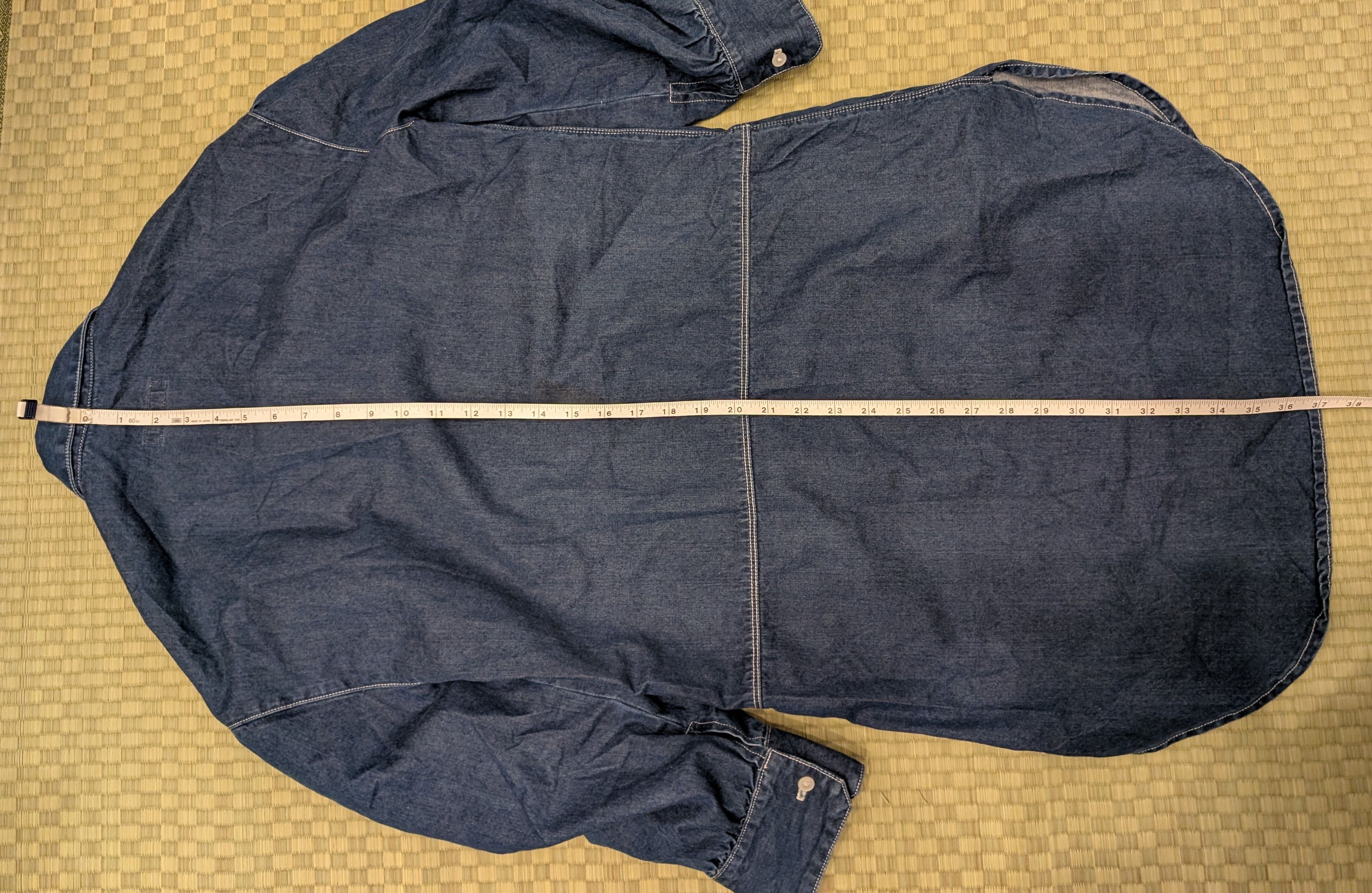 Burberry Burberry Button Down Denim High-Low Blue Jean Shirt Dress Size S / US 4 / IT 40 - 8 Thumbnail