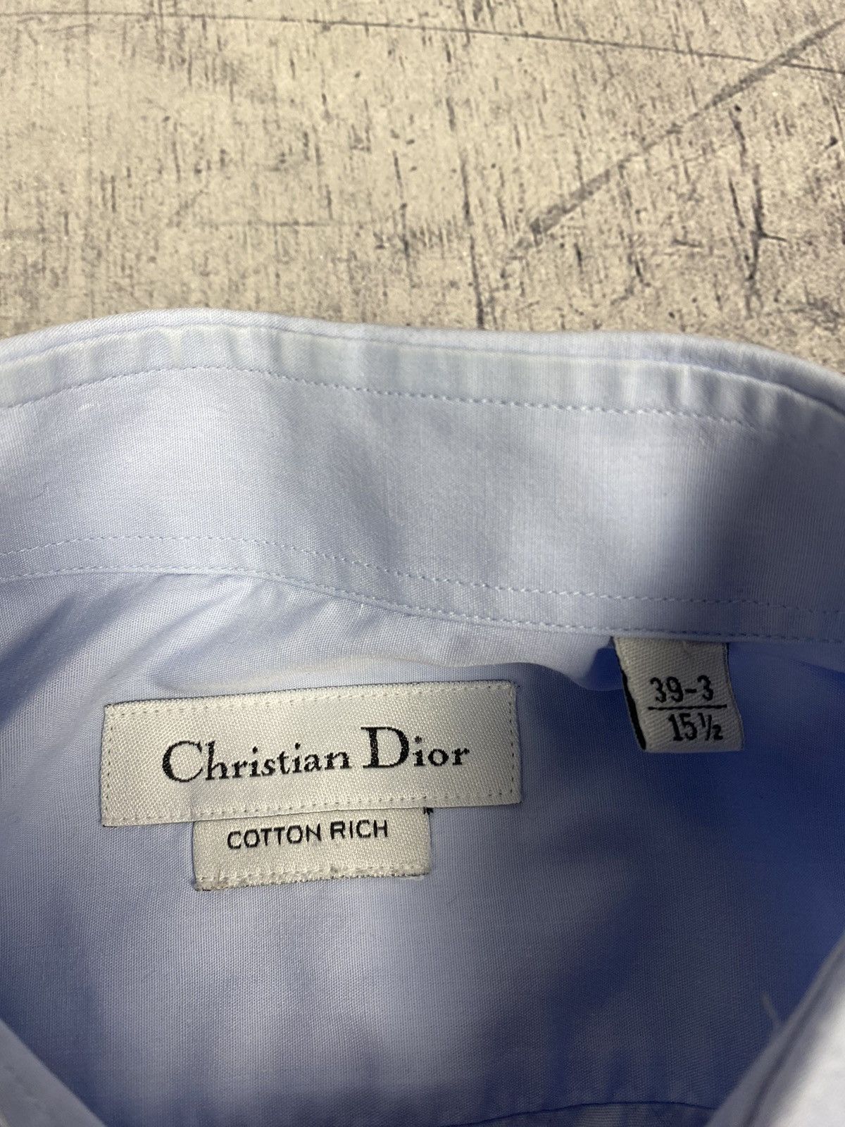 Christian Dior Monsieur Vintage Christian Dior Basic Luxury Button Up Shirt Size US L / EU 52-54 / 3 - 7 Thumbnail