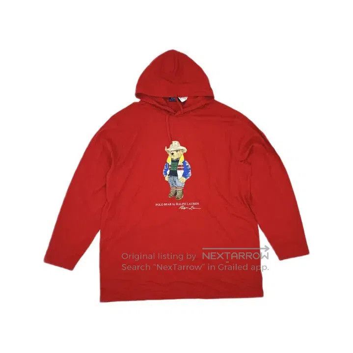 Polo Ralph Lauren Polo Ralph Lauren Bear Print Hooded Long. Size US XXL / EU 58 / 5 - 2 Thumbnail