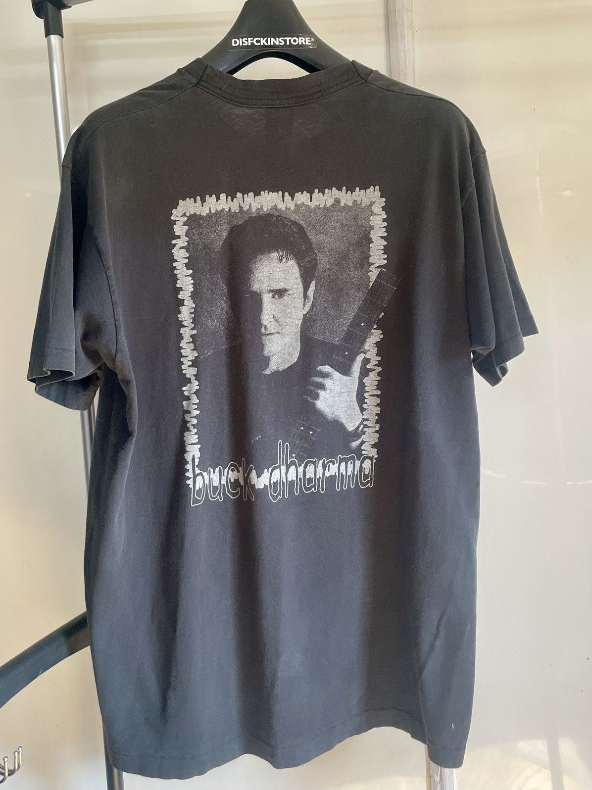 Band Tees Vintage 90s Buck Dharma Photo Tee Size US XL / EU 56 / 4 - 1 Thumbnail
