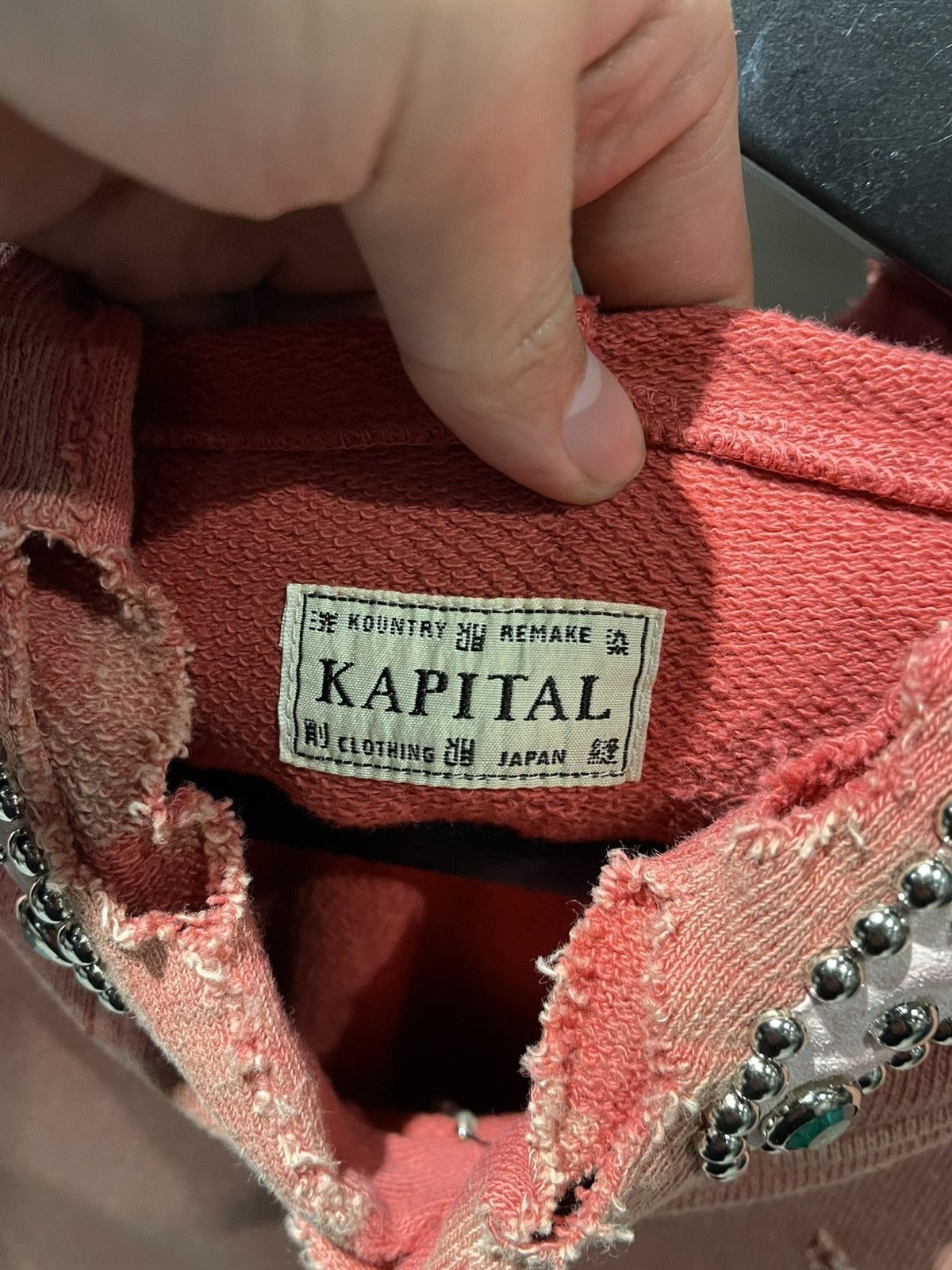 Kapital Kapital Studs Hoodie Size:3 Size US L / EU 52-54 / 3 - 4 Thumbnail
