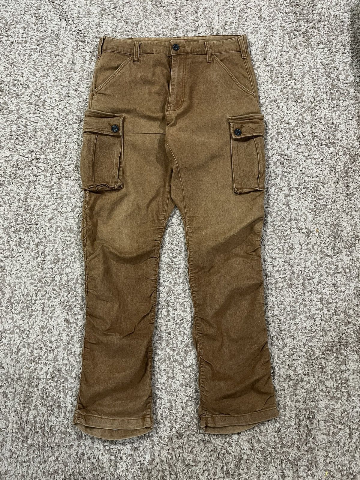 Japanese Brand 🔥 JUNGLE STORM SKINNY PUNK GORPCORE BUCKLE BACK CARGO Size US 32 / EU 48 - 1 Thumbnail