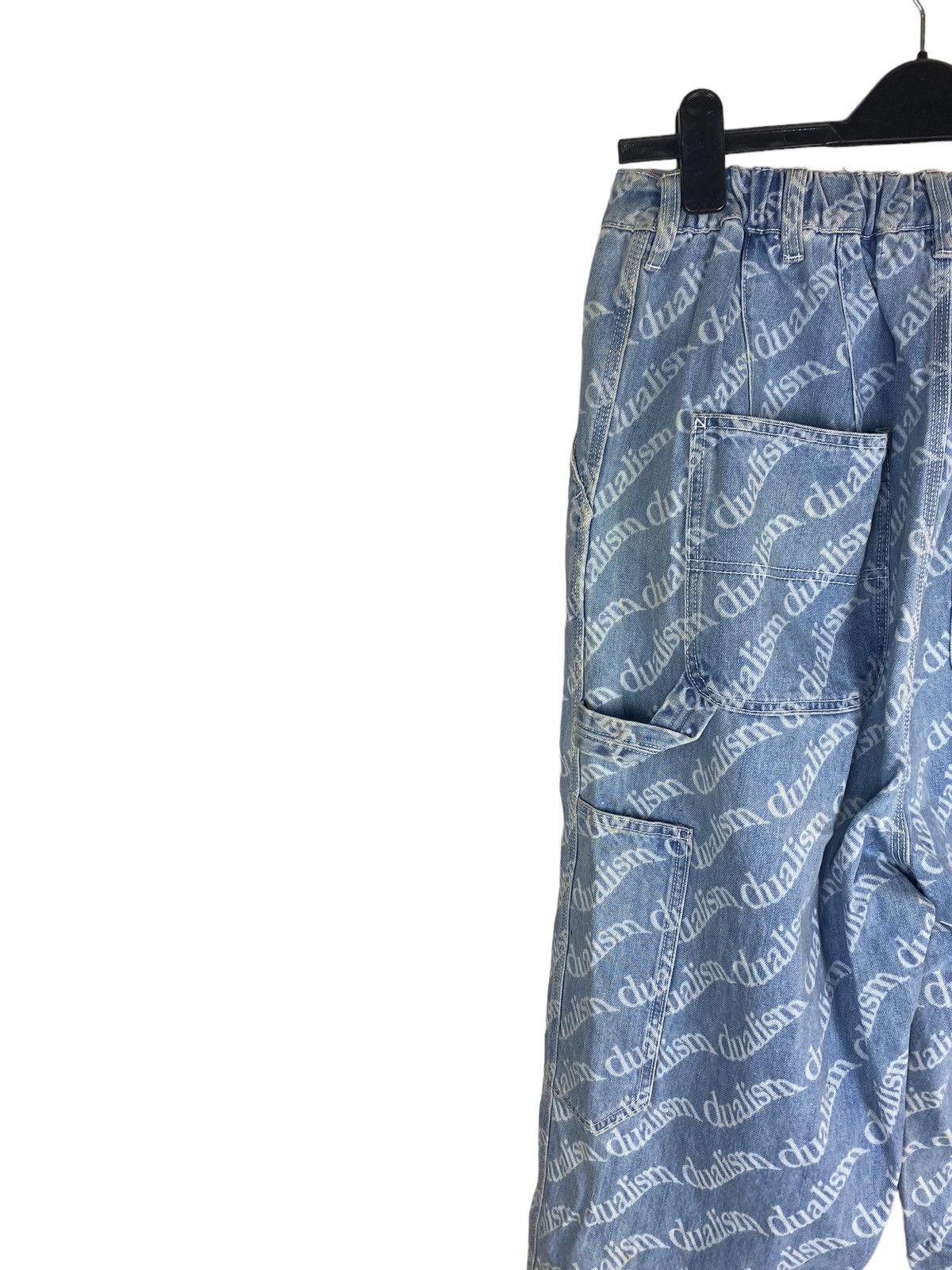 Japanese Brand AW2020 Dualism Fullprint Strechable Waist Carpenter Denim Size US 36 / EU 52 - 6 Thumbnail