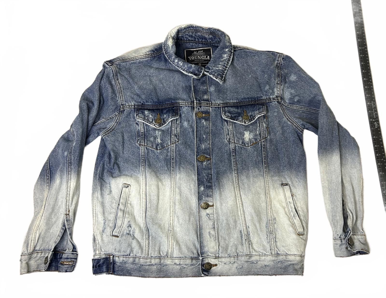 YoungLA YoungLA Ombre Denim Jacket Model #632 Mens Medium Size US M / EU 48-50 / 2 - 1 Thumbnail