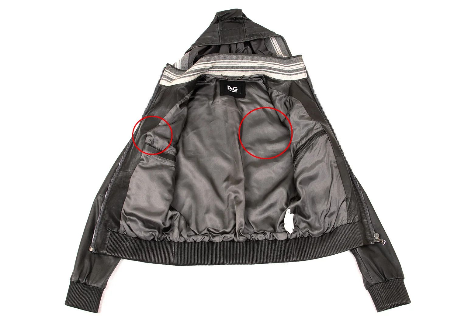 Dolce & Gabbana Hooded Zip Blouson in Charcoal, Size 46 Size US S / EU 44-46 / 1 - 13 Thumbnail