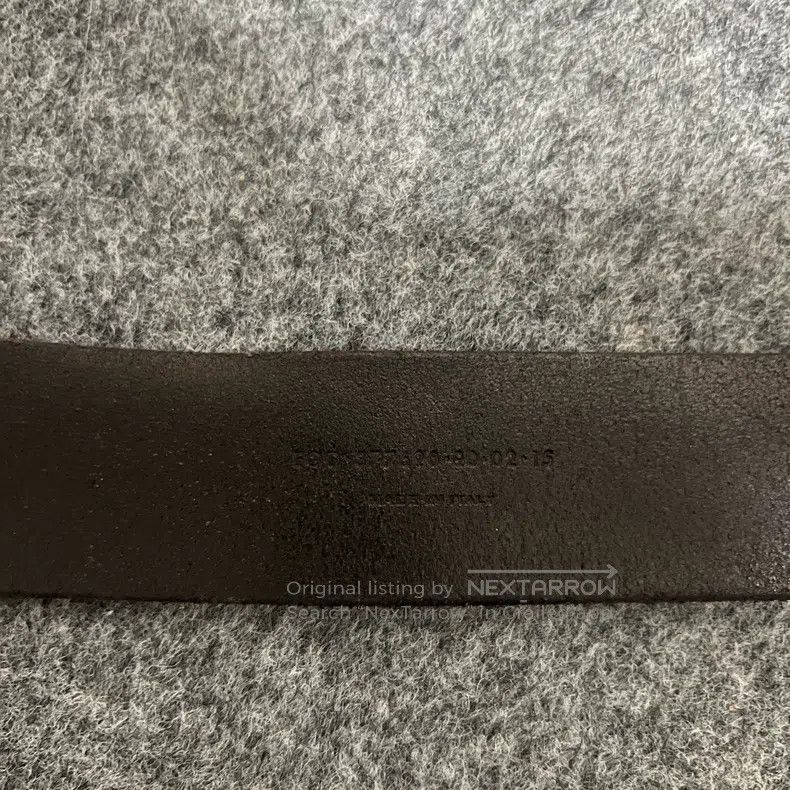 Saint Laurent Paris Saint Laurent Paris Square Buckle Cracked Leather Belt i Size ONE SIZE - 8 Thumbnail