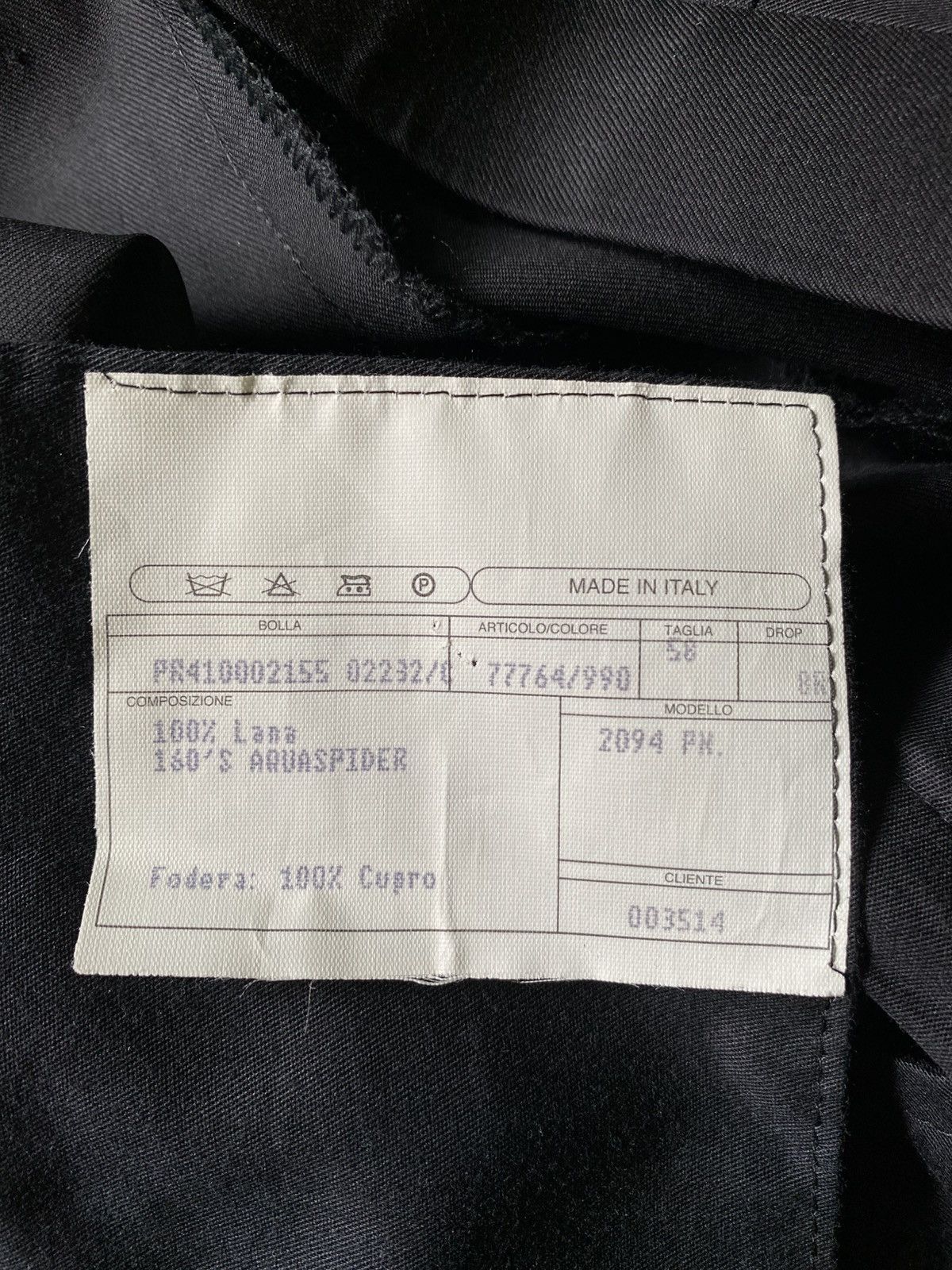 Isaia Isaia Napoli- Aquaspider 160’s Suit Size 50L - 21 Thumbnail