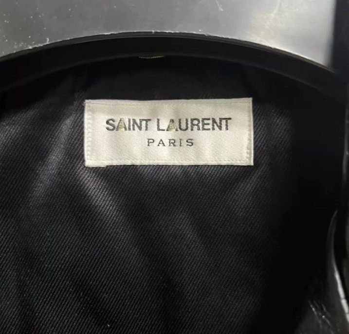 Saint Laurent Paris × Yves Saint Laurent Saint Laurent's latest black leather jacket 2412-Nextarrow Size S / US 4 / IT 40 - 3 Thumbnail