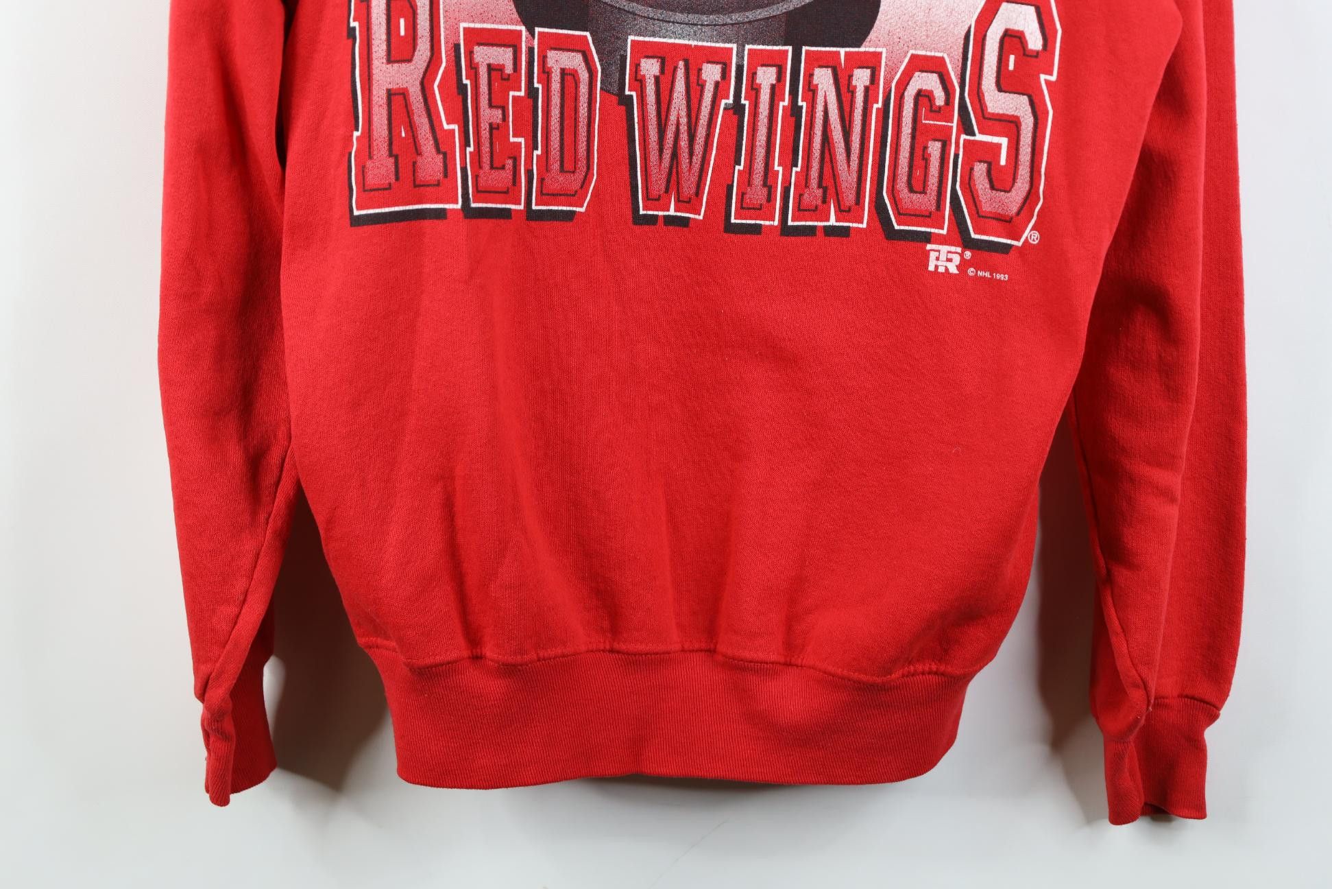 Vintage Vintage 90s Detroit Red Wings Hockey Hoodie Sweatshirt Red Size US S / EU 44-46 / 1 - 3 Thumbnail
