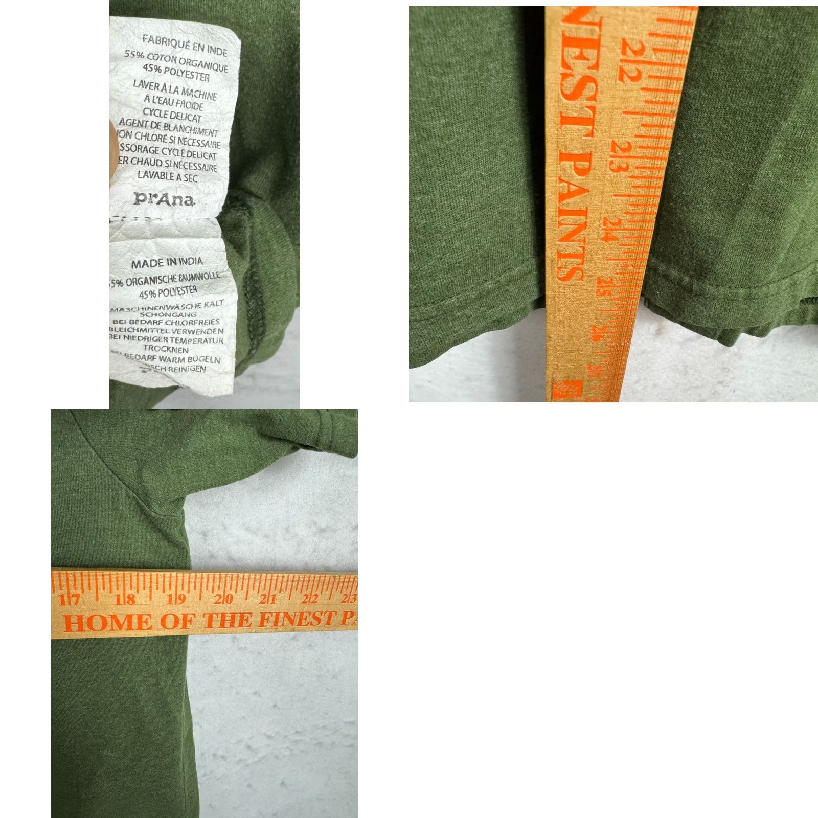 Prana Prana Shirt Mens Button Up Pocket Outdoor Green Hiking Short Sleeve Medium Logo Shirt Mens Regular Green Prana Outdoors 90s Outdoor Hiking Theme Size US M / EU 48-50 / 2 - 8 Thumbnail