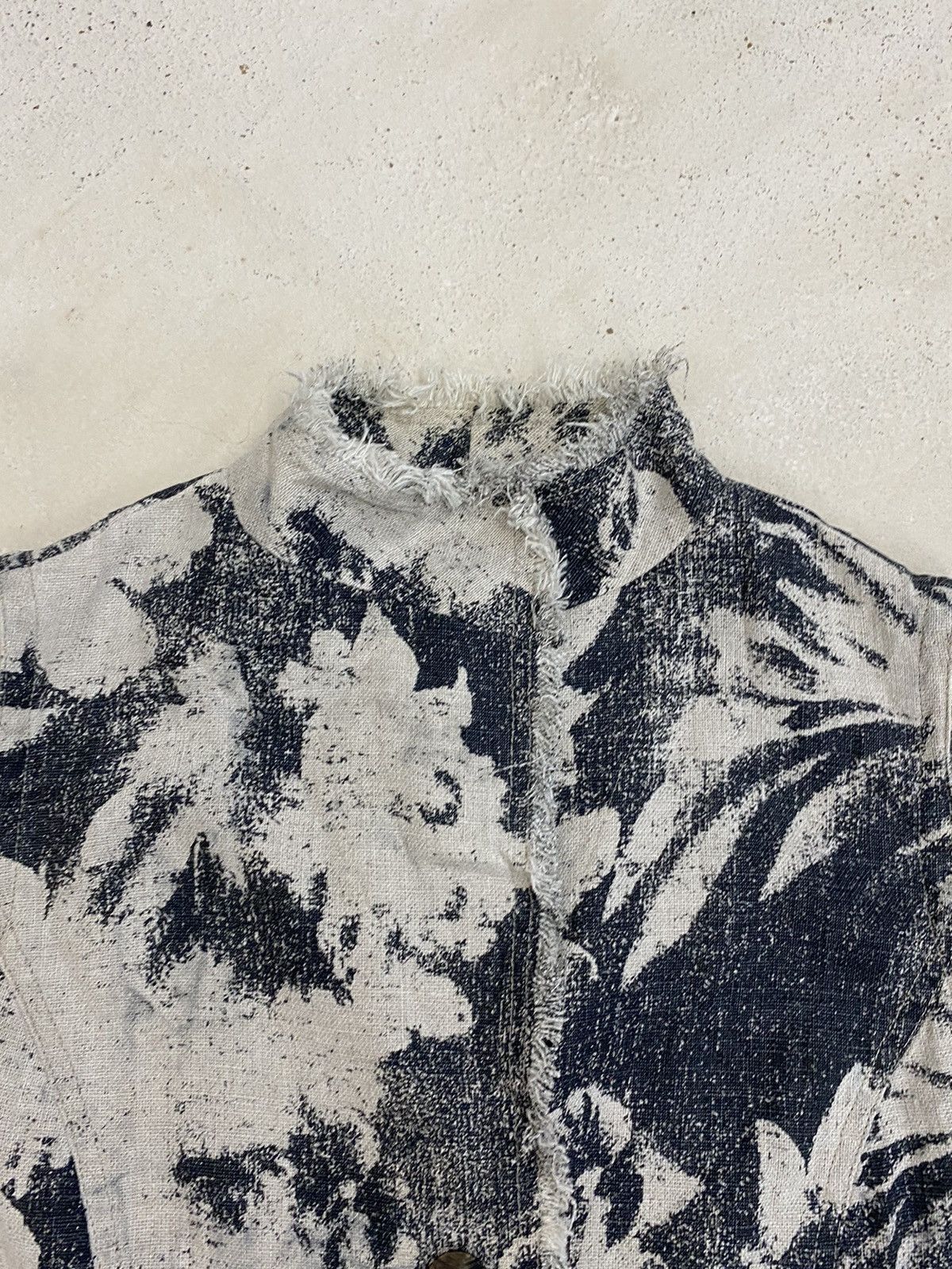 If Six Was Nine × Japanese Brand × Le Grande Bleu (L.G.B.) Vintage Vests AL Bacher Japan Brand Art Floral Sackcloth Size US S / EU 44-46 / 1 - 6 Thumbnail