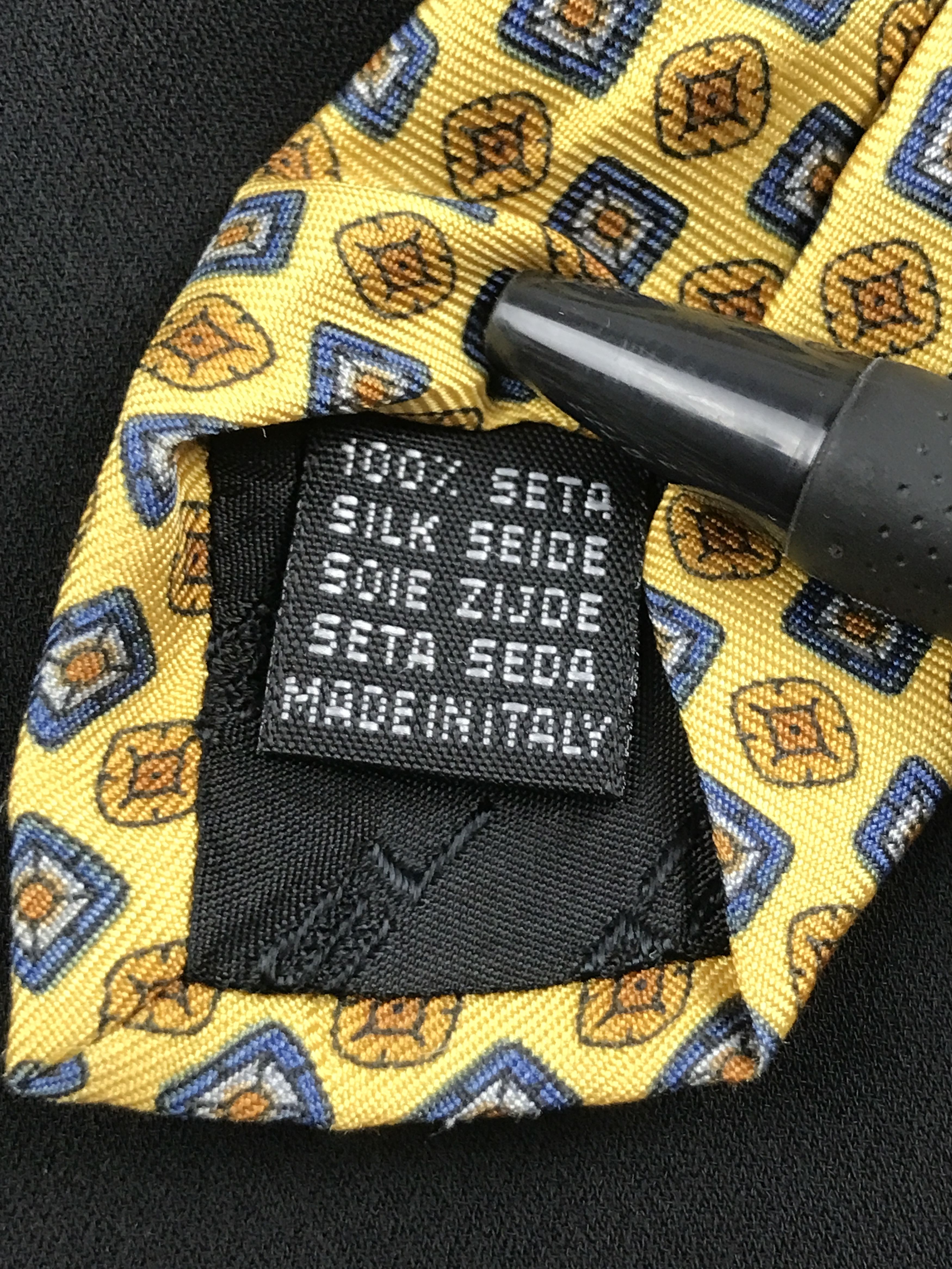 Lancel × Vintage Vintage Lancel Silk Necktie Size ONE SIZE - 6 Thumbnail
