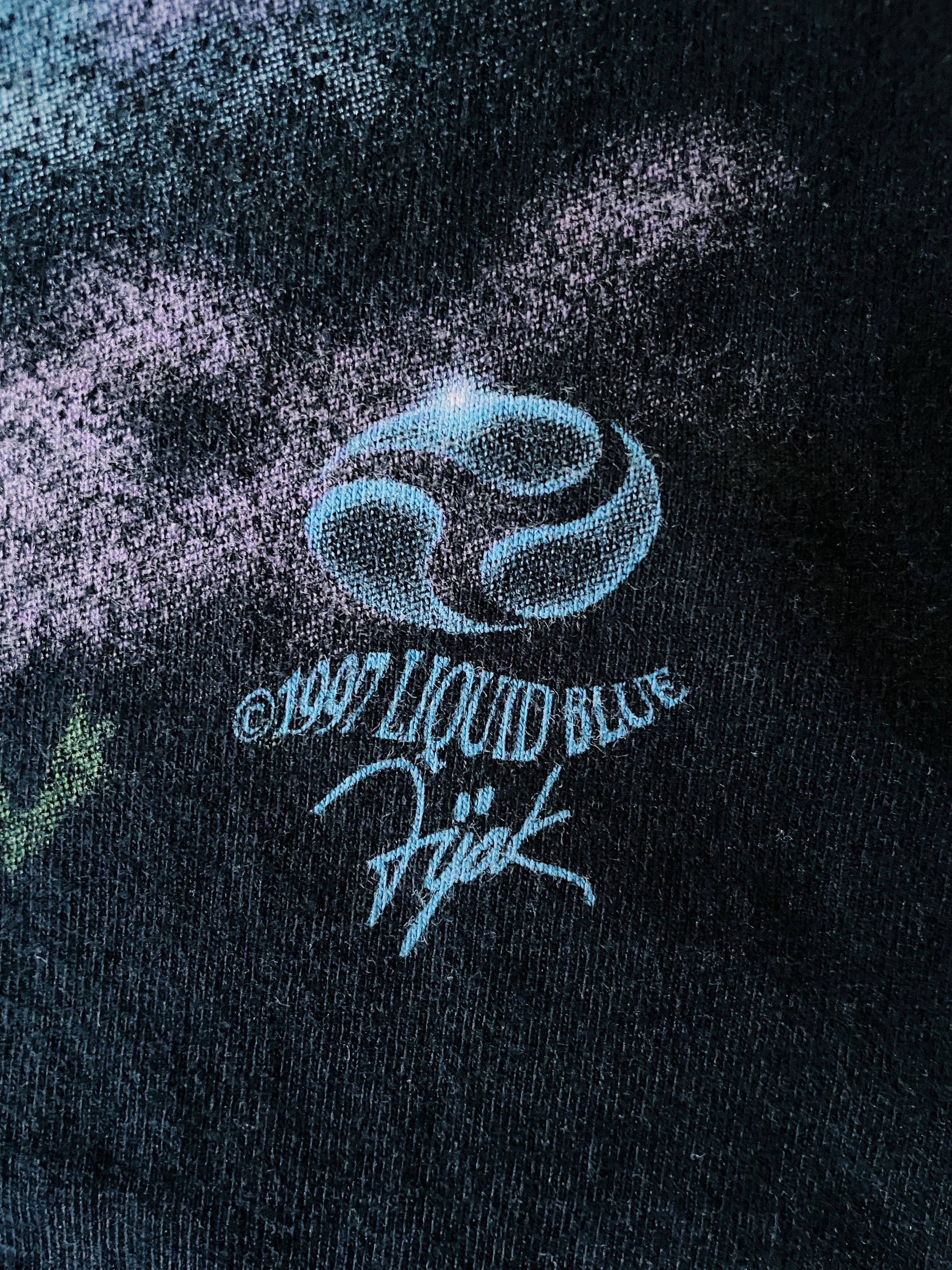 Liquid Blue Vintage Liquid Blue Wizard & Dragon Double Sided T-shirt Size US L / EU 52-54 / 3 - 6 Thumbnail