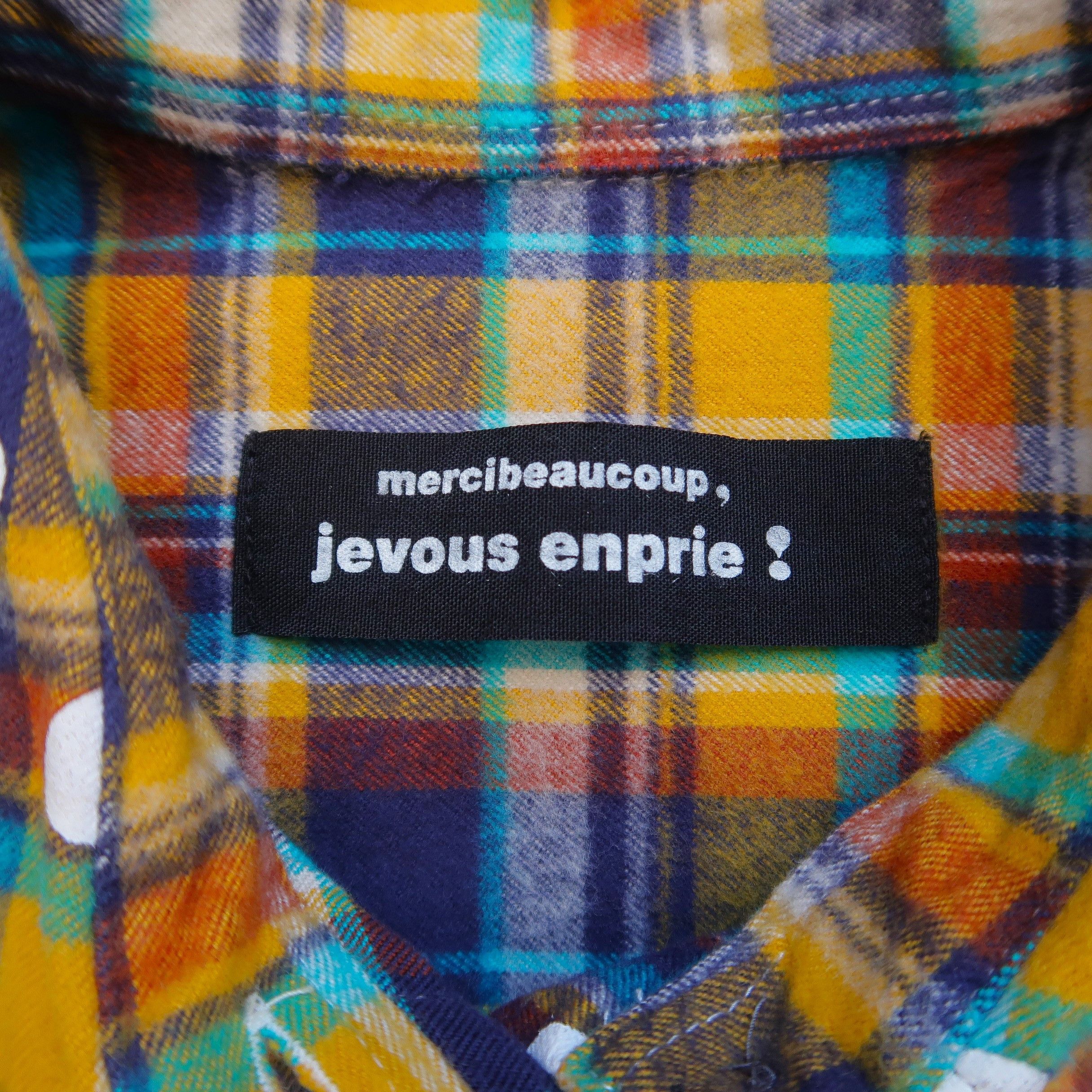 Issey Miyake Vintage Issey Miyake Mercibeaucoup Polka Dot Flannel Shirt Size US M / EU 48-50 / 2 - 4 Thumbnail