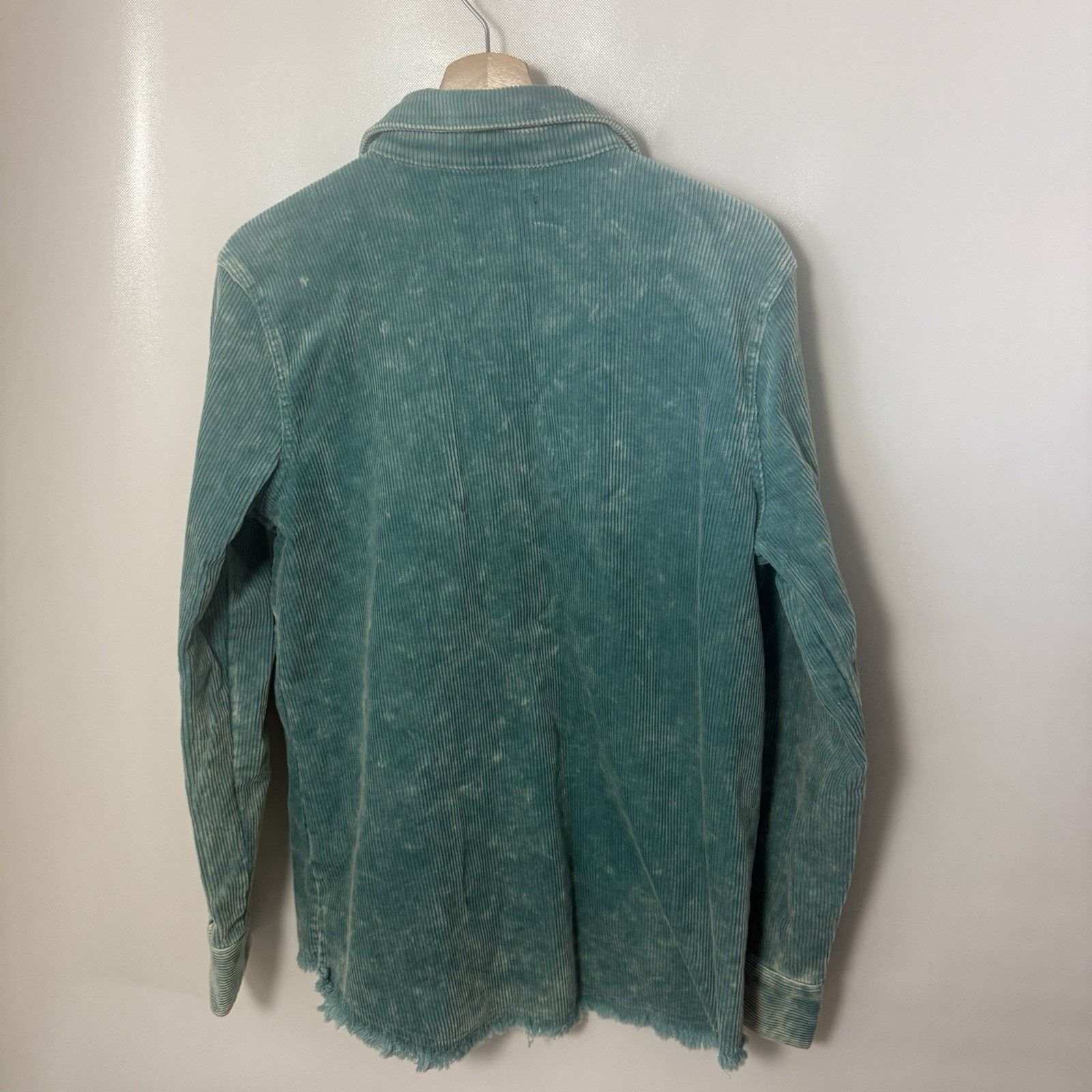 Other Rock & Roll Denim Corduroy Shacket Acid Wash Snap Western Size L / US 10 / IT 46 - 3 Thumbnail