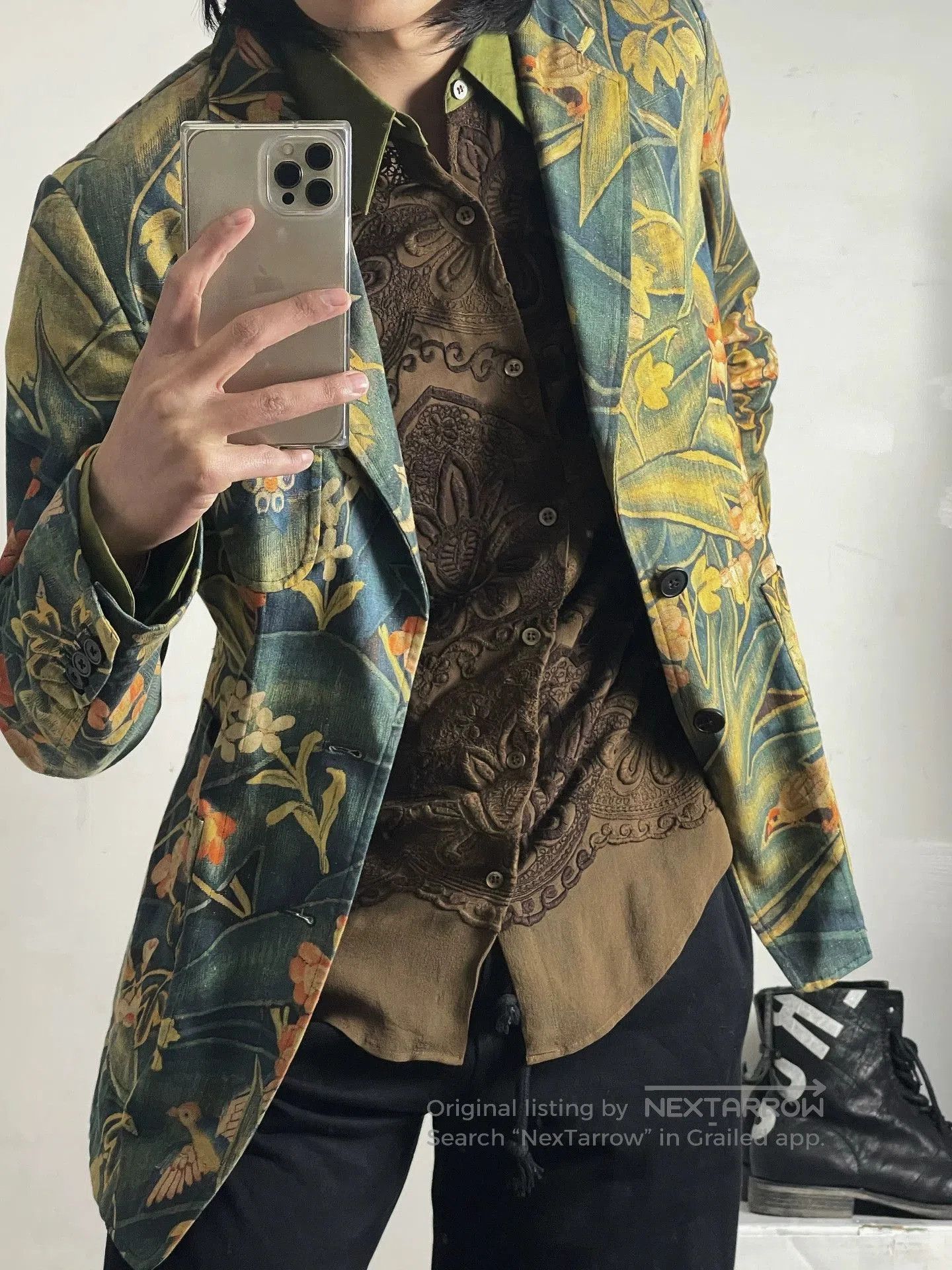 Dries Van Noten Dries Van Noten 17SS Floral Blazer. Size US S / EU 44-46 / 1 - 5 Thumbnail