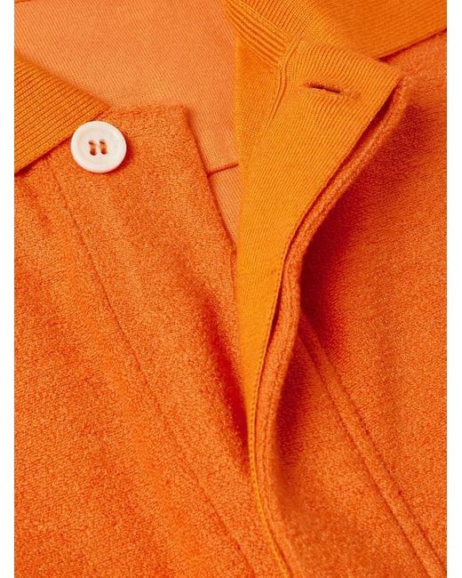 Ermenegildo Zegna o1s1rm0225 RUD313A7 Polo Shirt in Orange Size US M / EU 48-50 / 2 - 5 Thumbnail