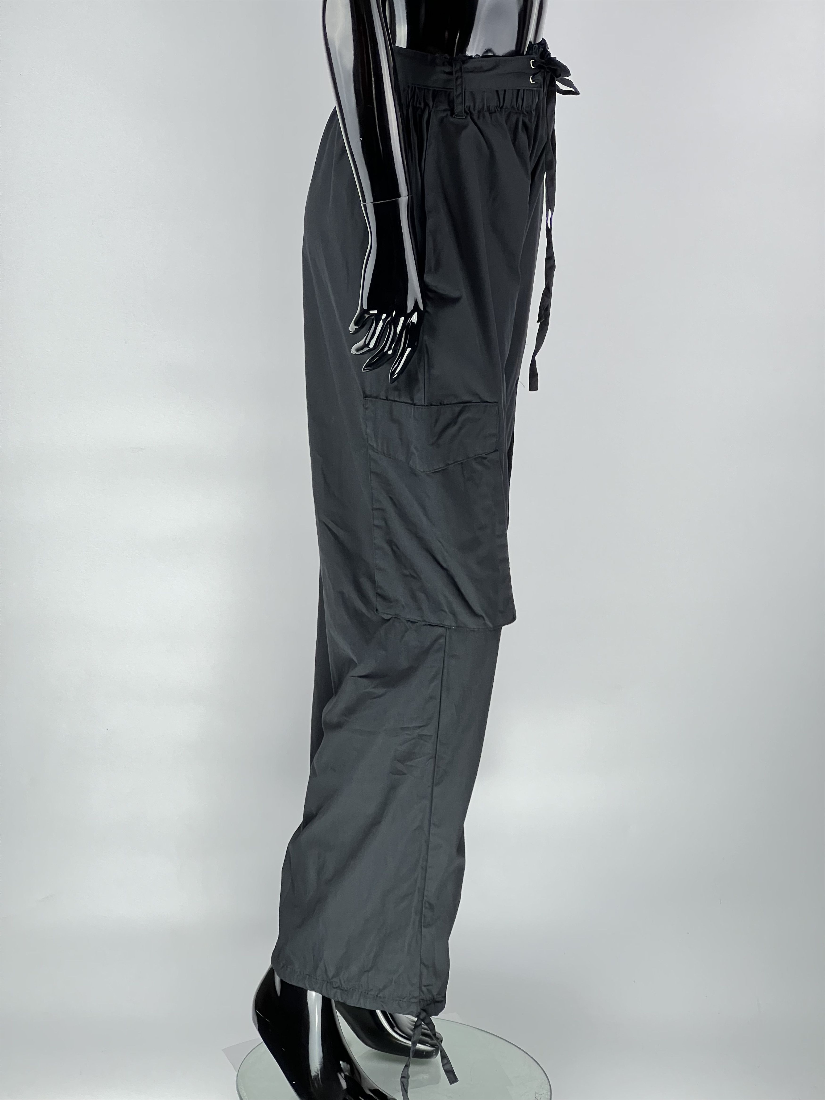 Kendall And Kylie Kendall + Kylie Women's Cargo Pants Bondage Gray Size IT42 Size 28" / US 6 / IT 42 - 2 Thumbnail