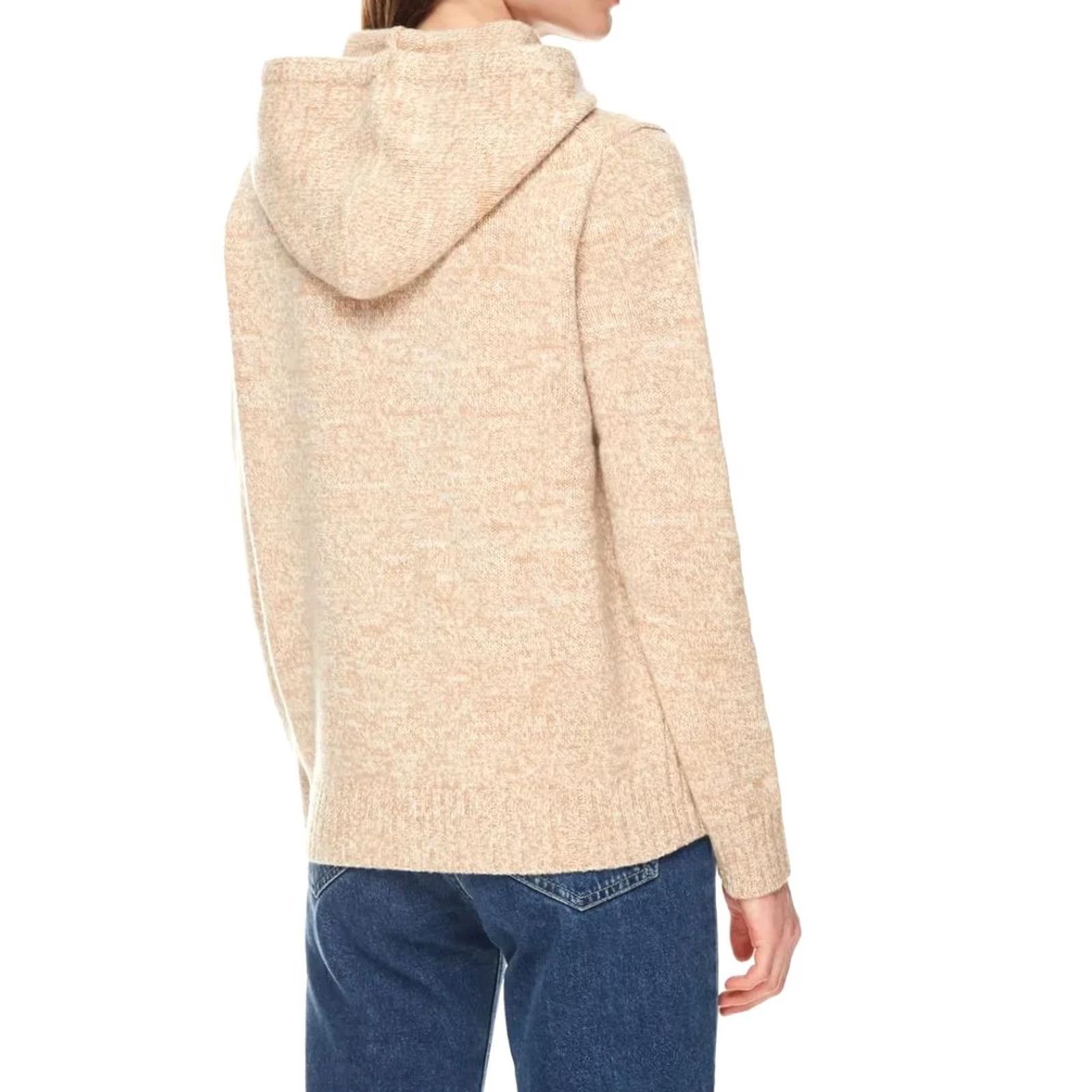 Polo Ralph Lauren Polo Ralph Lauren Hoodie Womens Beige L Wool Cashmere Knit Pullover Size L / US 10 / IT 46 - 2 Thumbnail