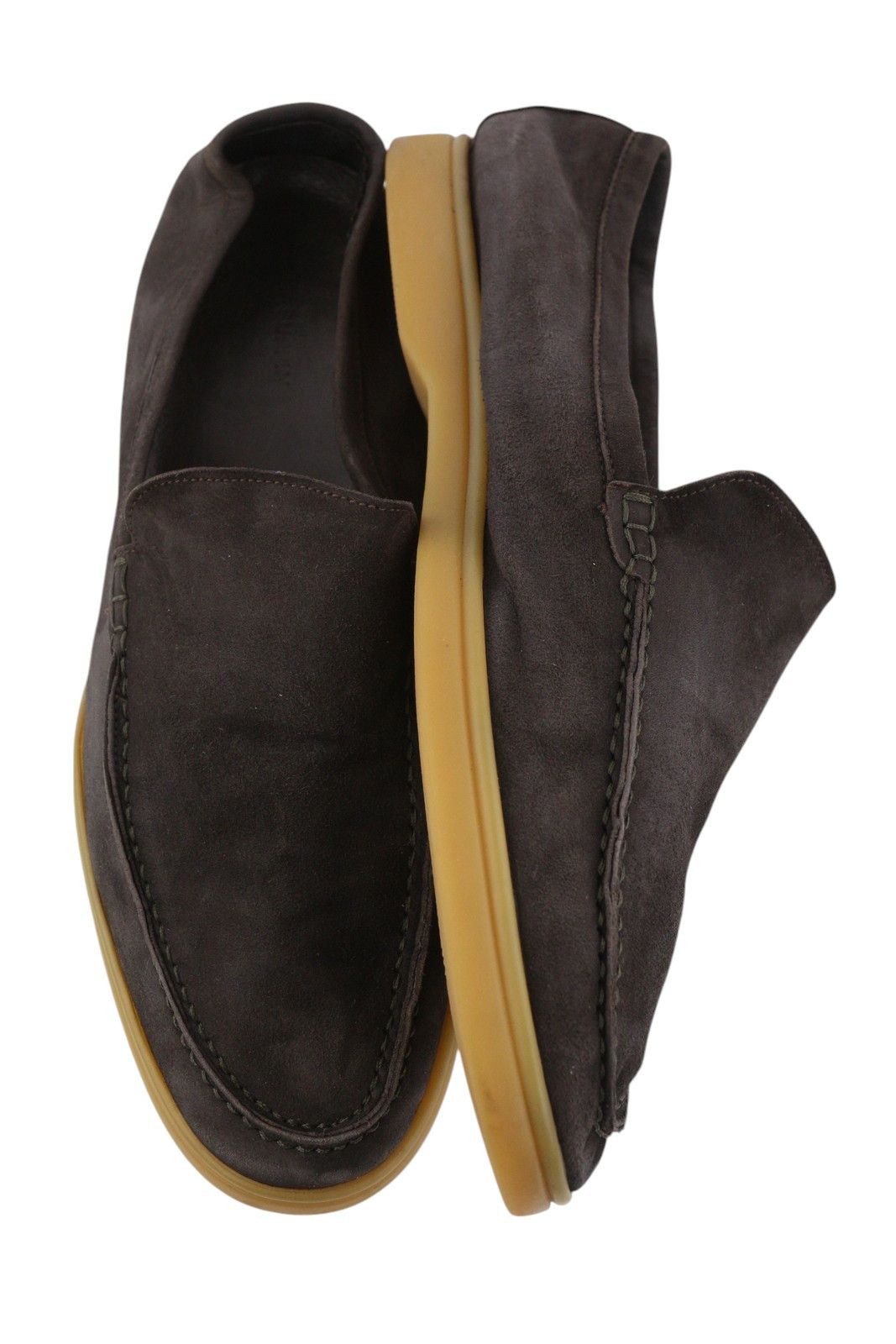 Suitsupply EU42 Brown Suede Leather Almond Toe Slip On Shoes 83575 Size US 9 / EU 42 - 5 Thumbnail