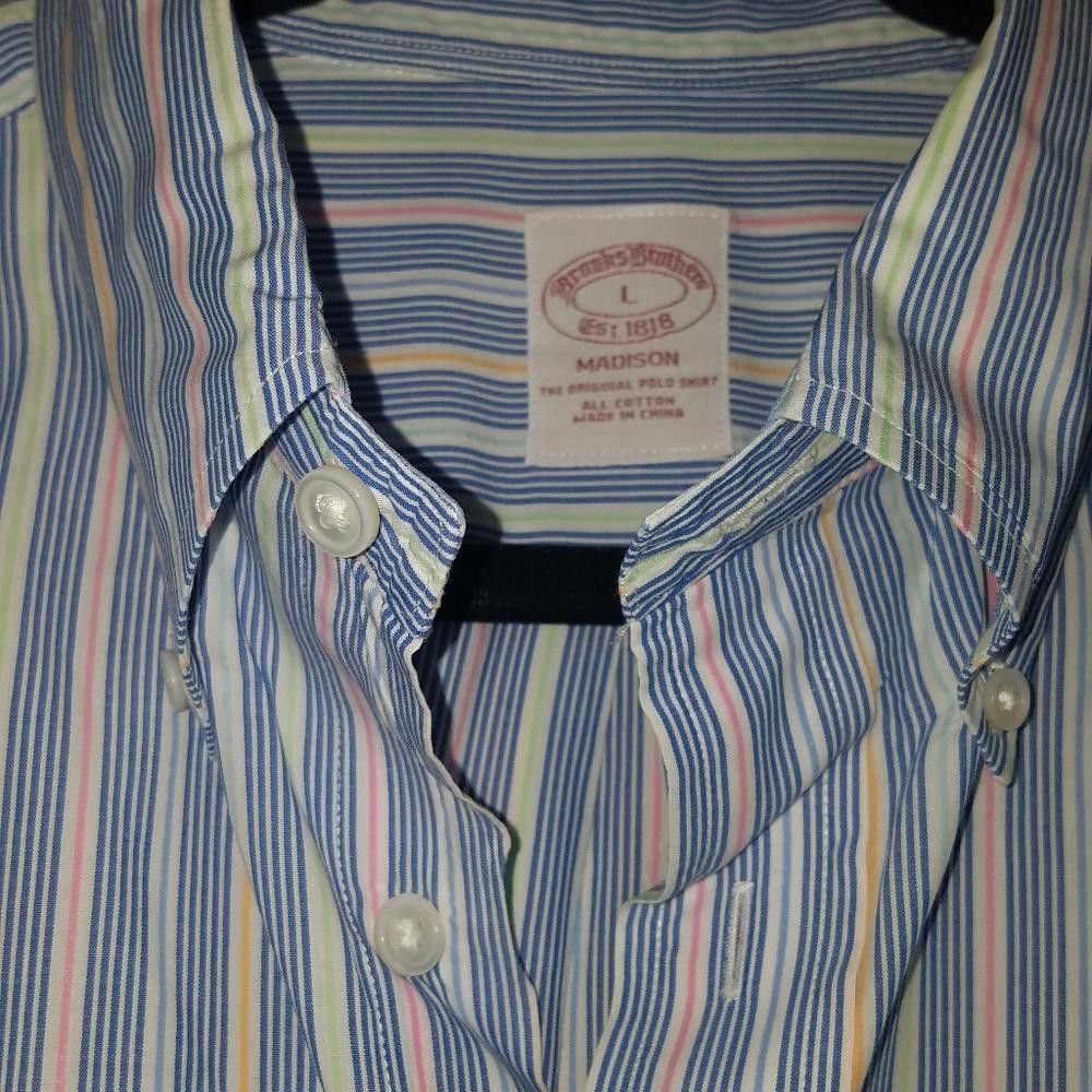 Brooks Brothers Brooks Brothers Madison Button Down Shirt Size Large Size 42R - 2 Thumbnail