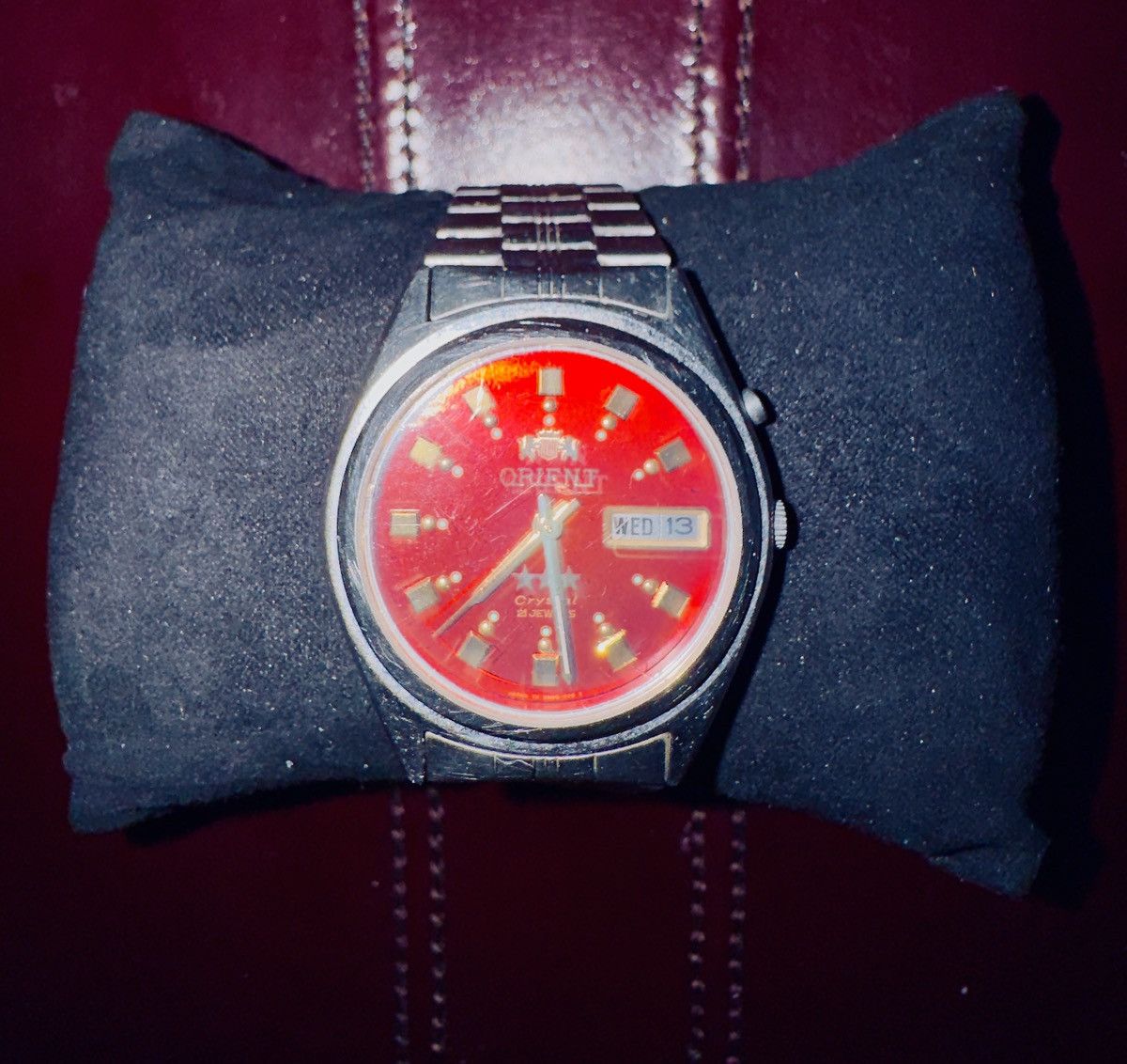 Orient Mens Vintage Orient Automatic Wristwatch 21 Jewels, Day/Date Size ONE SIZE - 2 Thumbnail