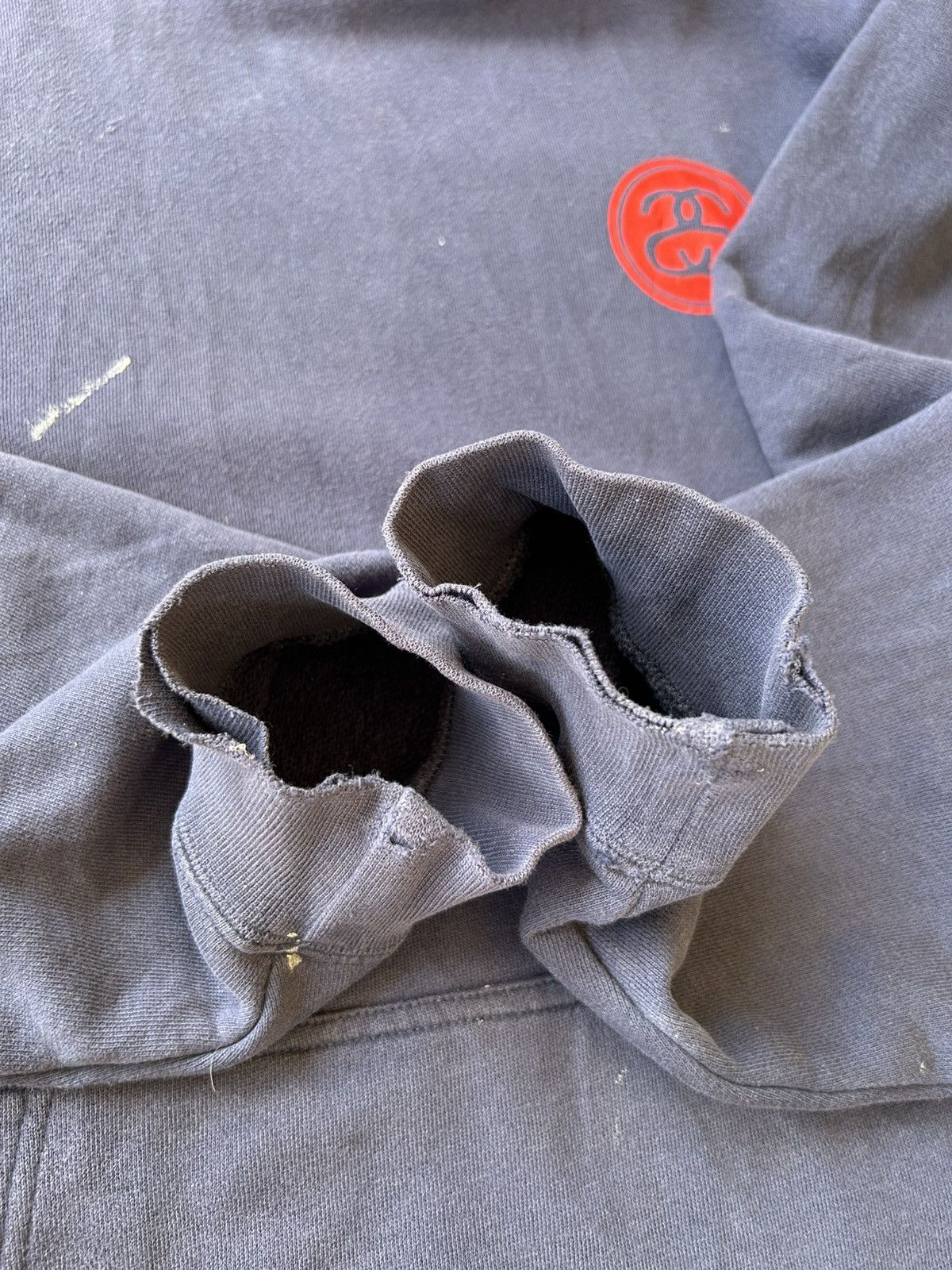 Stussy Stussy Spell Out Paint Splatered Pull Over Hoodie Size US L / EU 52-54 / 3 - 11 Thumbnail