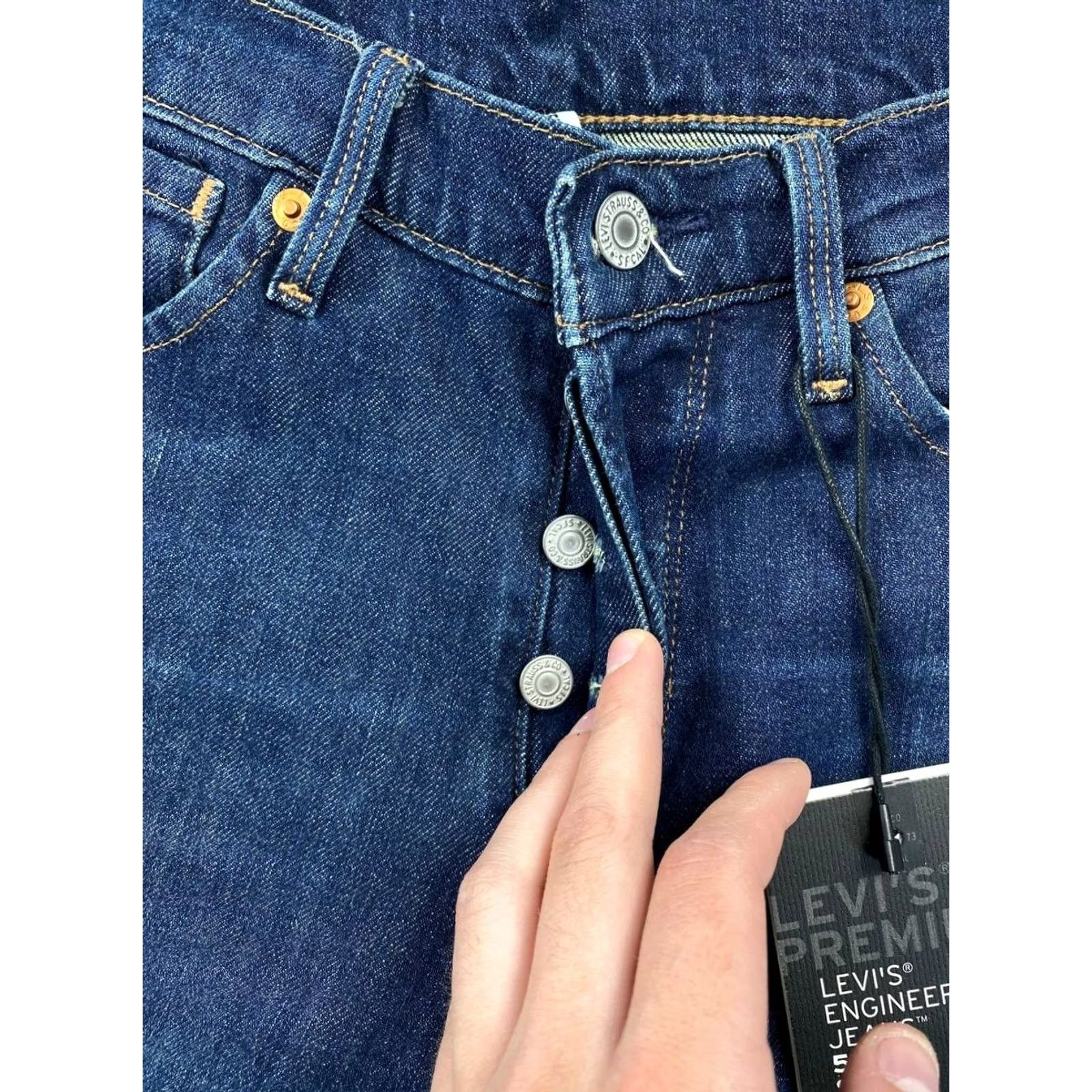 Levi's VINTAGE Levi's LEJ 512 Engineered Twisted Denim Jeans Mens Size 30x32 Japan Size US 30 / EU 46 - 3 Thumbnail